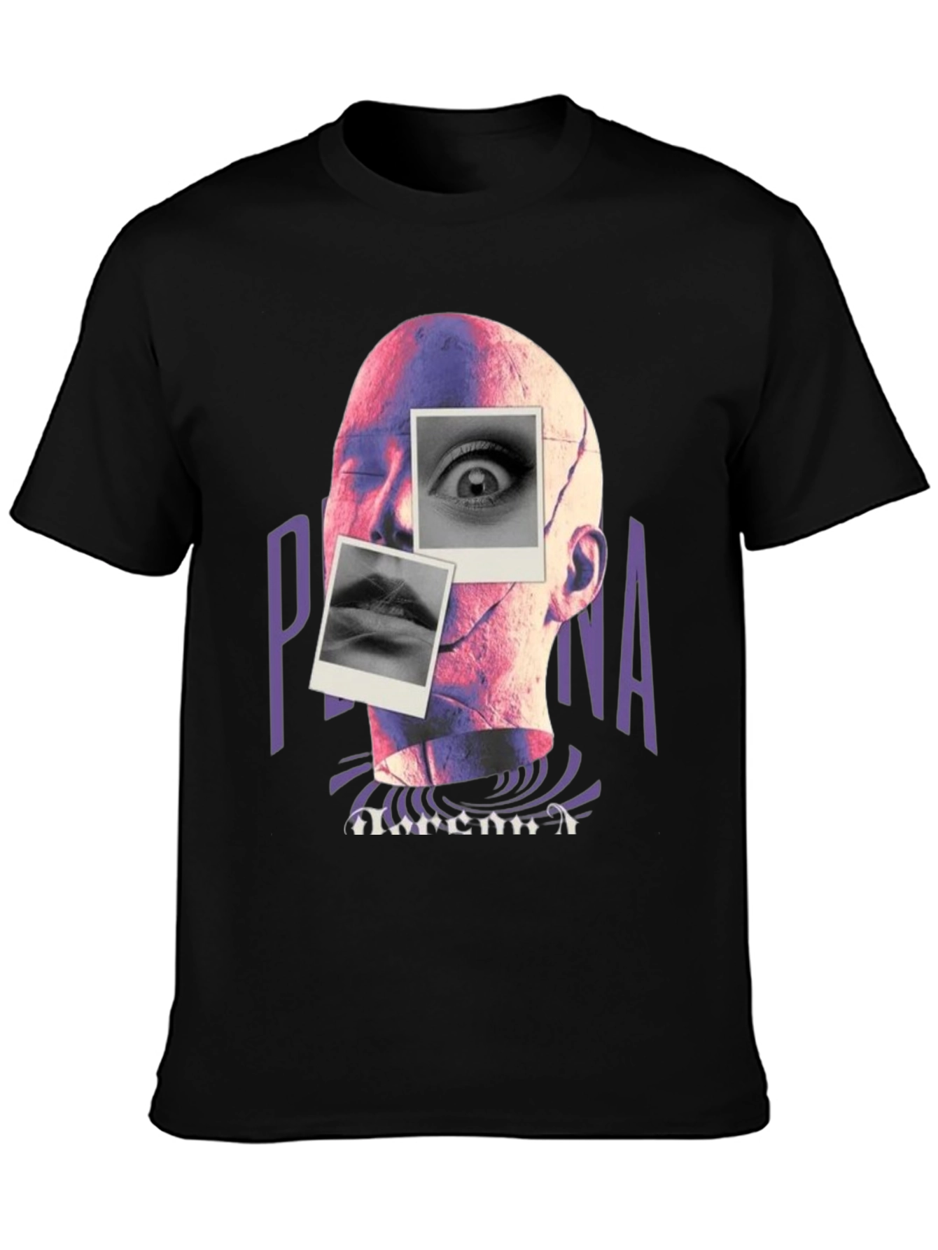 Abstract Persona Graphic Tee - Unique Art T-Shirt