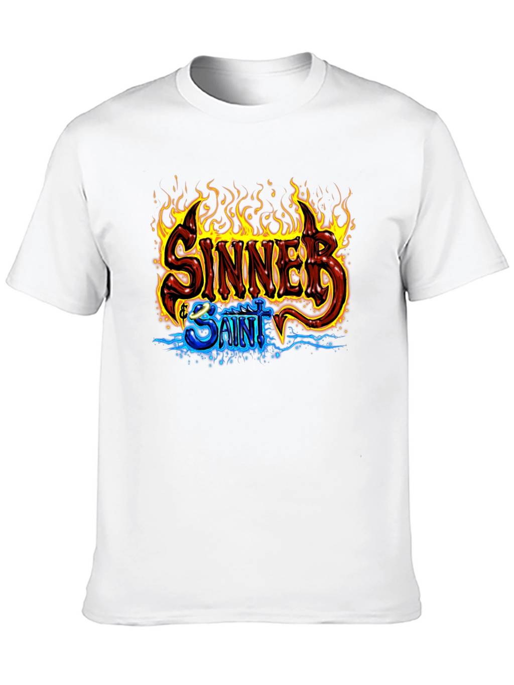 Sinner & Saint Graphic Print Black T-Shirt