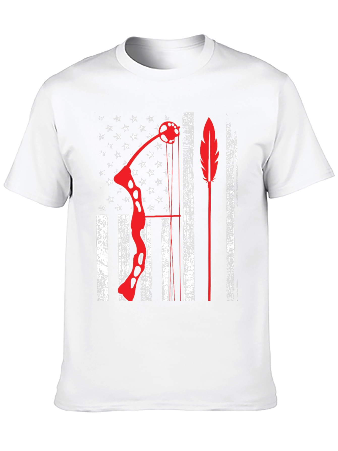 Archery American Flag Bow Arrow Graphic Tee