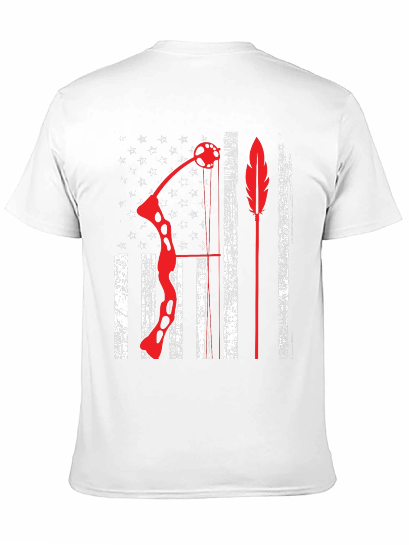 Archery American Flag Bow Arrow Graphic Tee