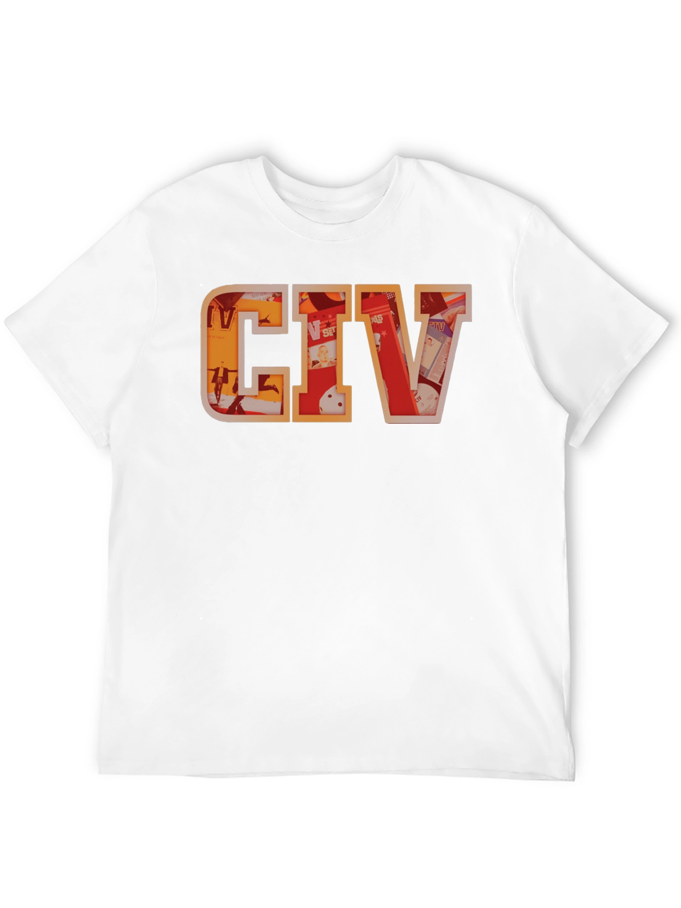 CIV Graphic T-Shirt - Black Crew Neck Tee