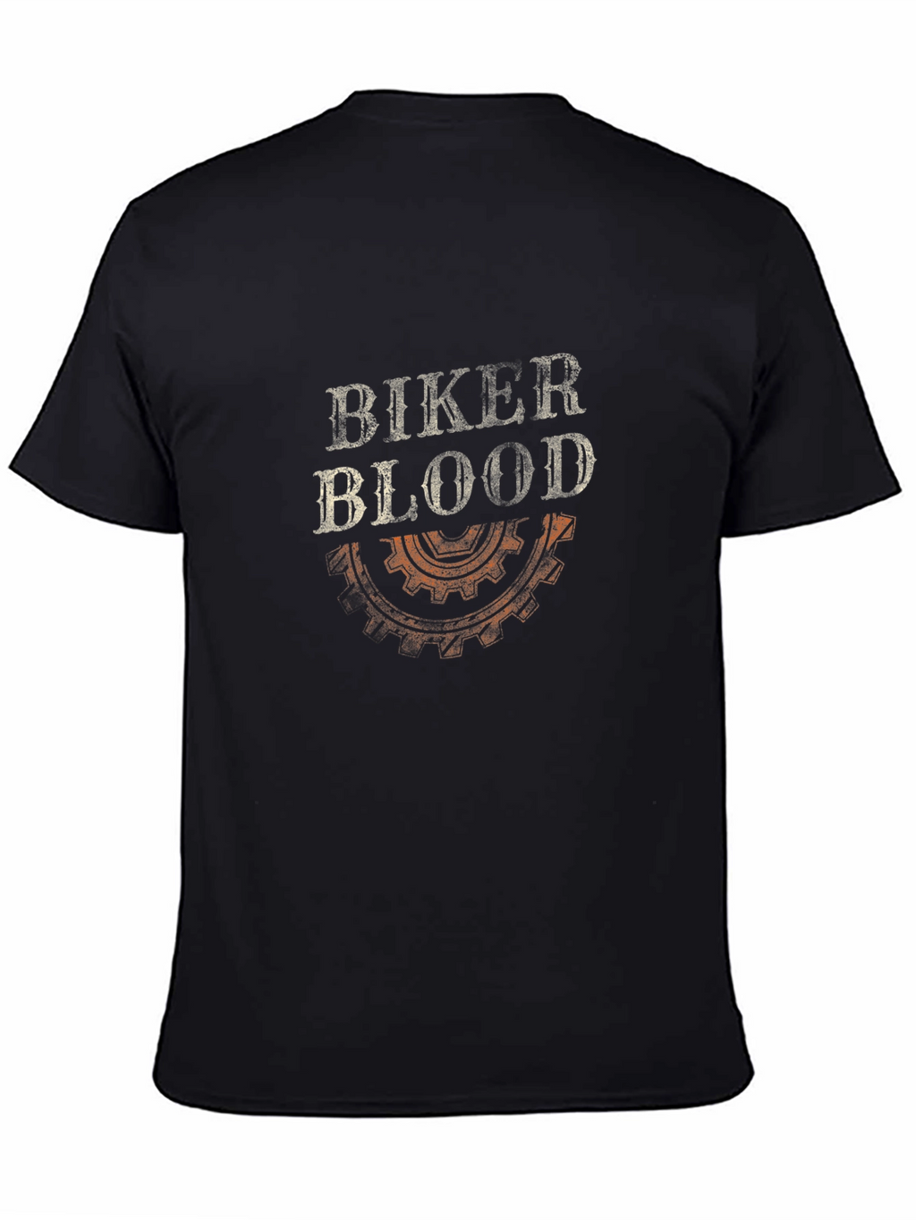 Biker Blood Black Graphic Tee