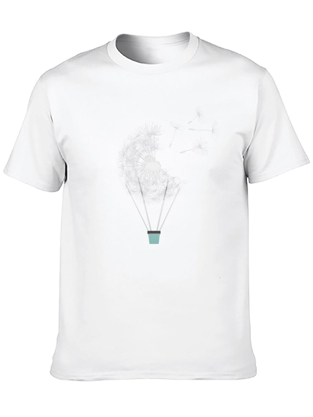 Dandelion Air Balloon Graphic T-Shirt