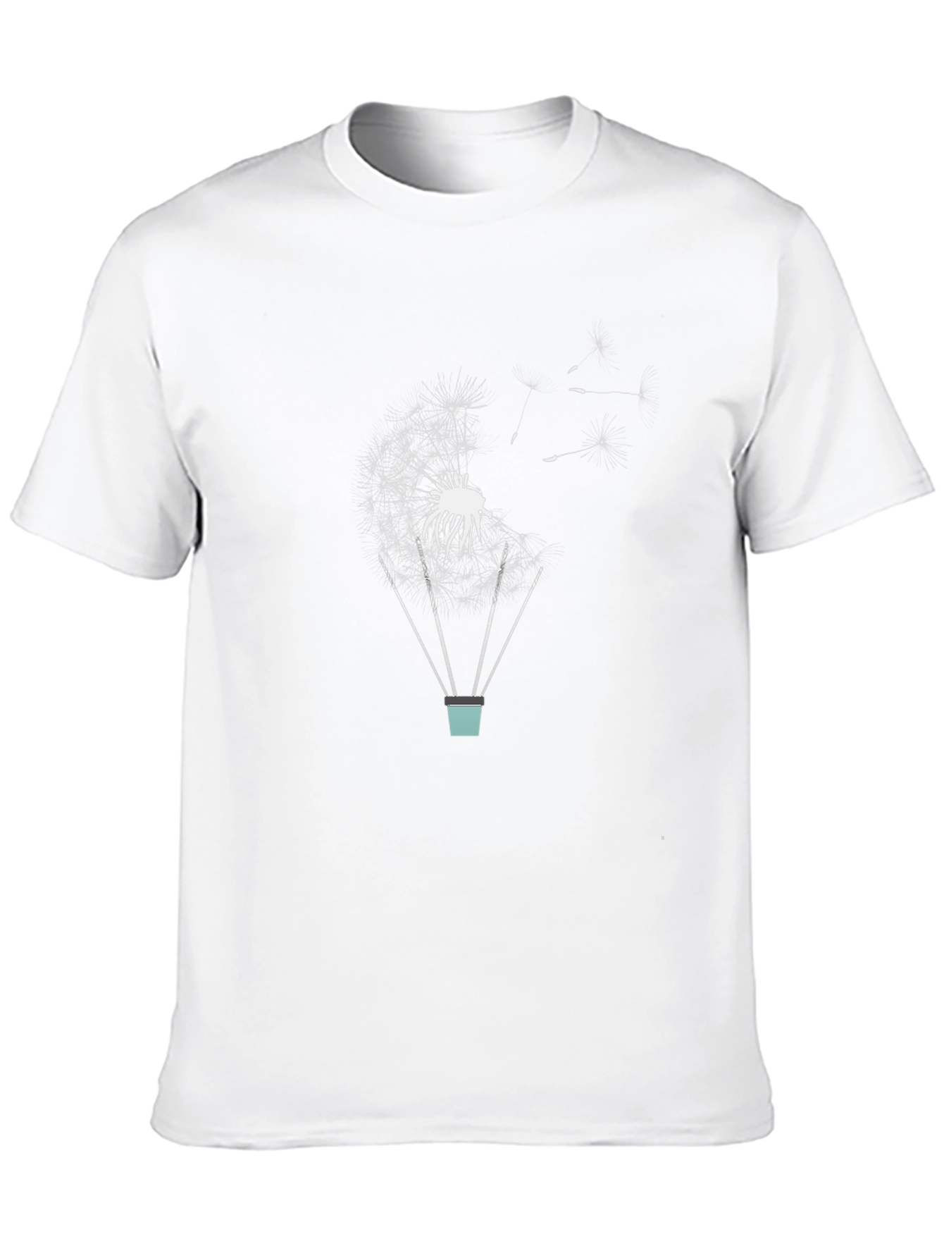 Dandelion Air Balloon Graphic T-Shirt