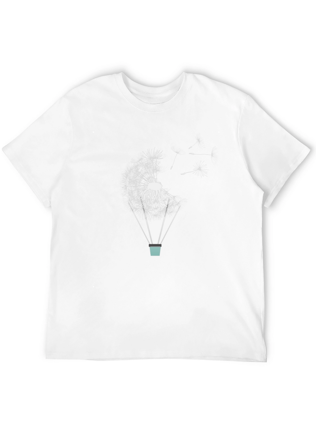 Dandelion Air Balloon Graphic T-Shirt