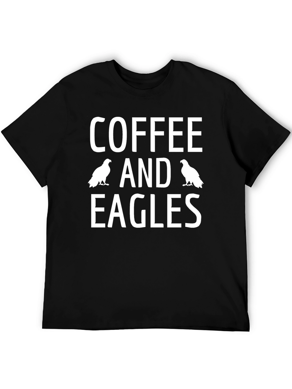 Coffee and Eagles Graphic T-Shirt