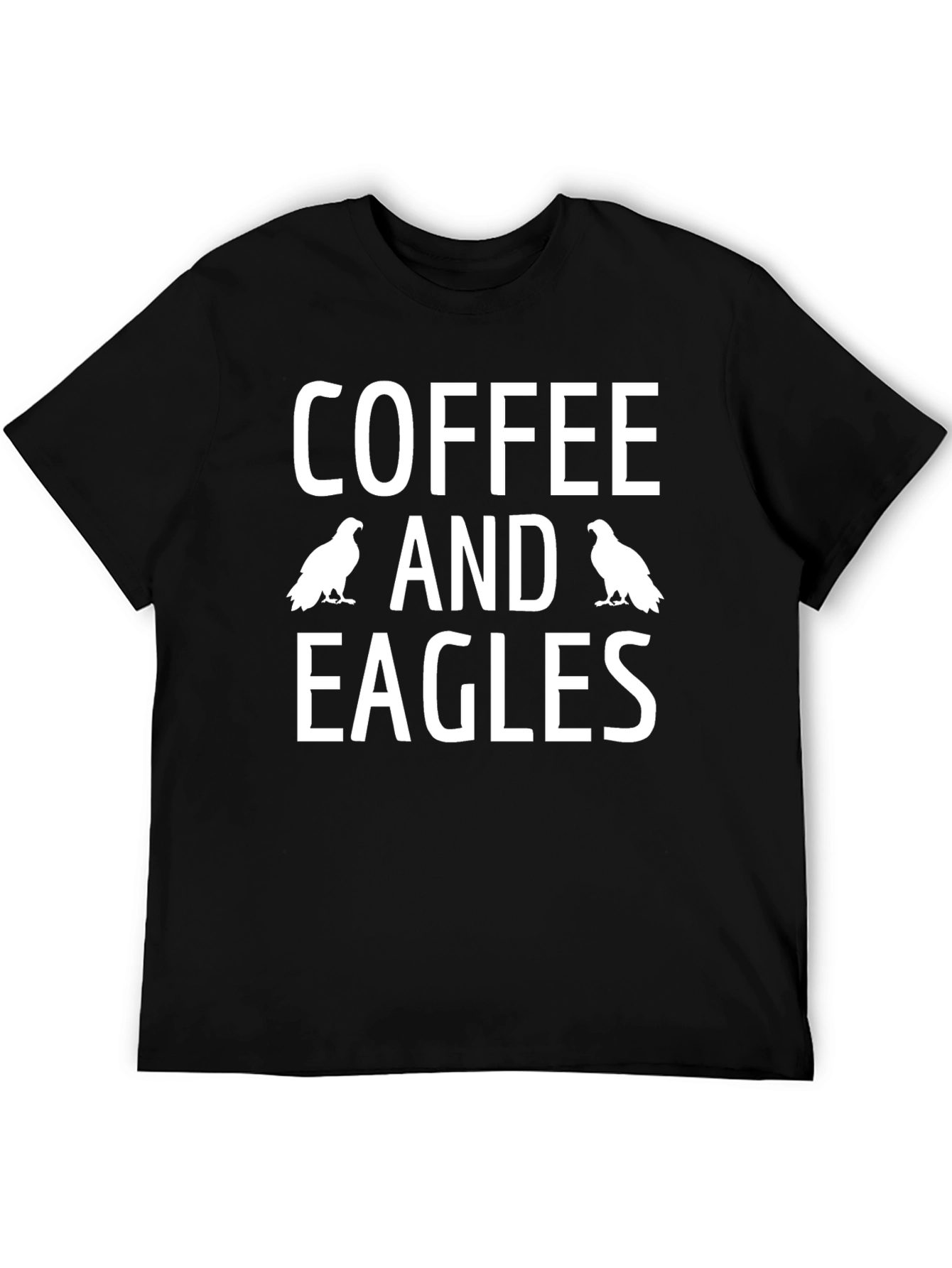 Coffee and Eagles Graphic T-Shirt