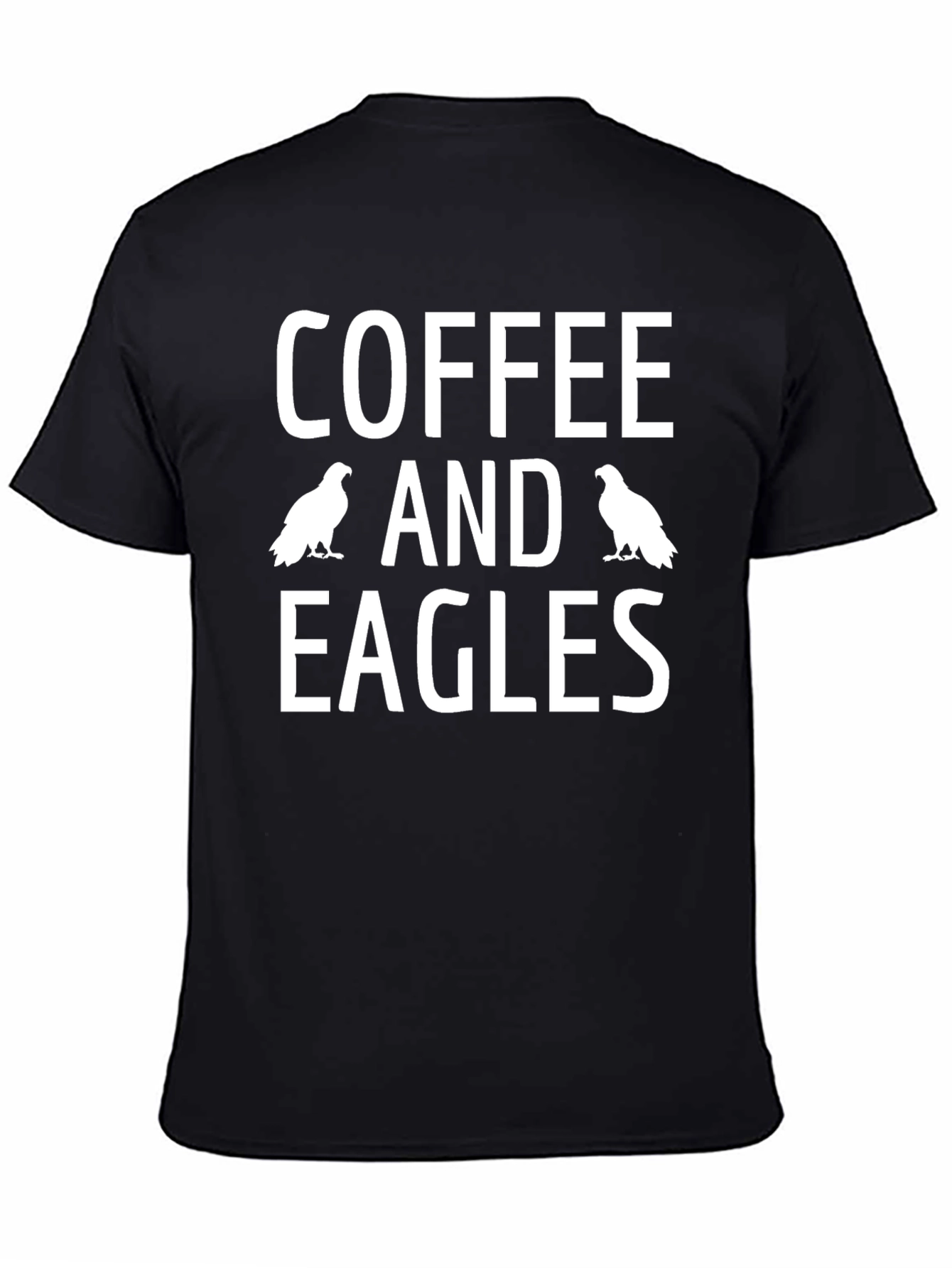 Coffee and Eagles Graphic T-Shirt