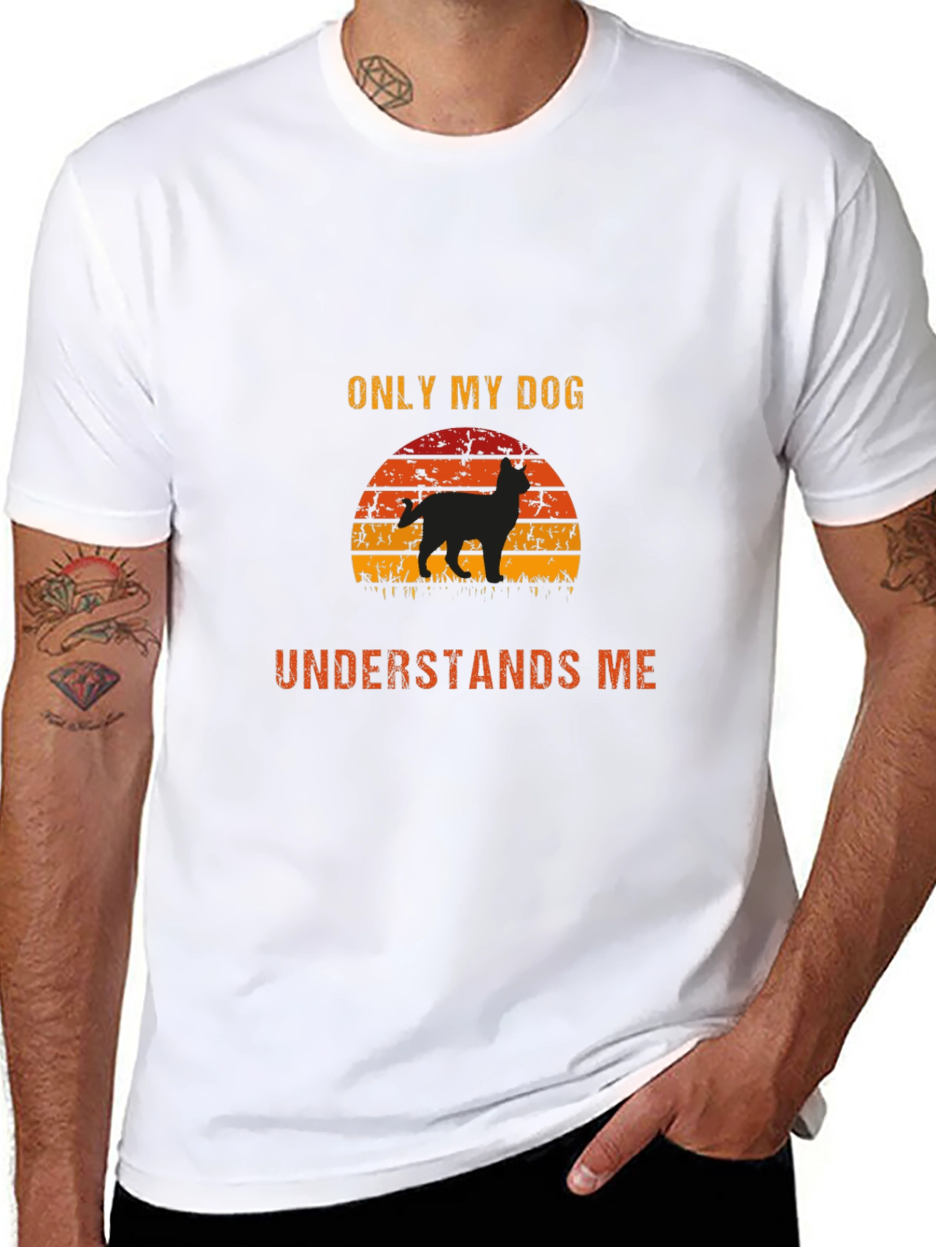 Dog Lover T-Shirt - Only My Dog Understands Me