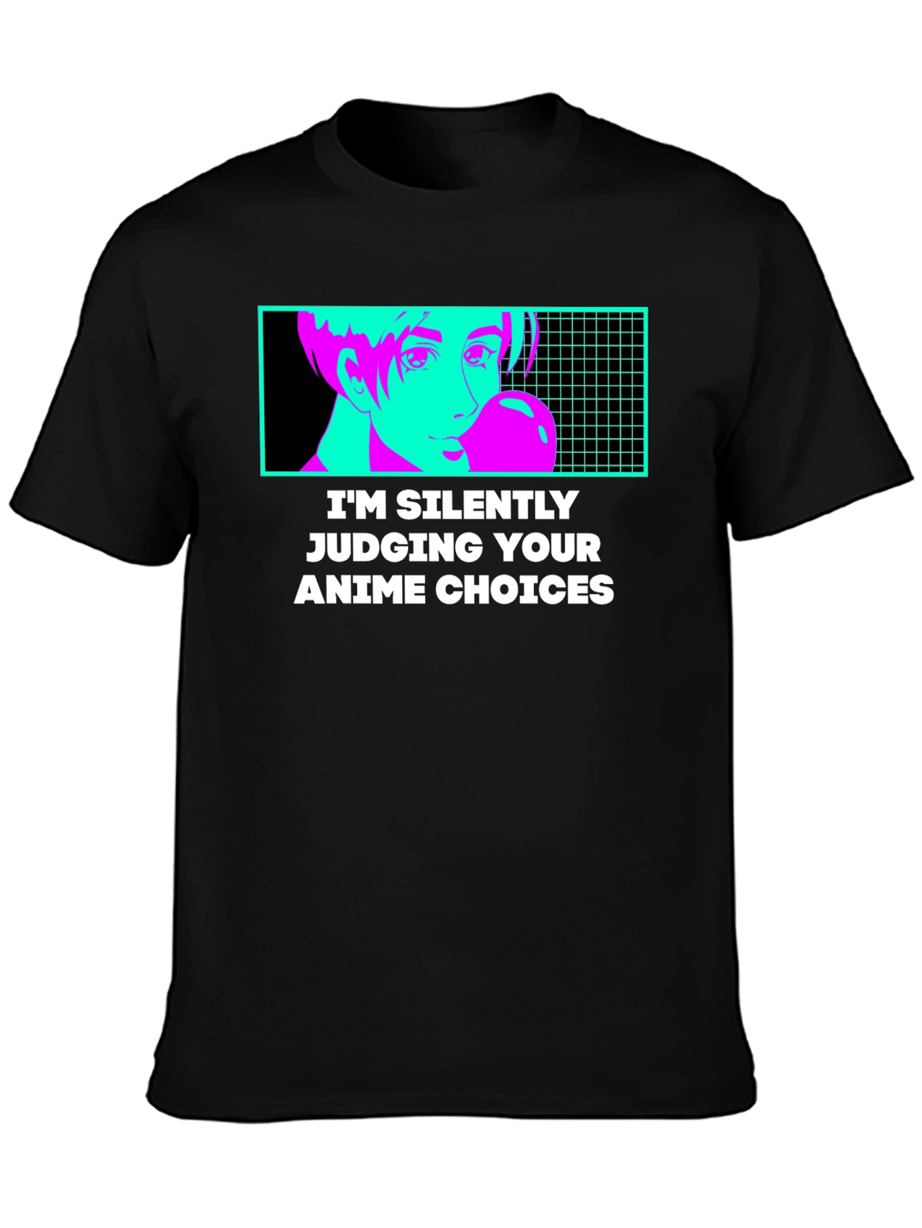 Anime Choices Graphic Tee - Humor T-Shirt