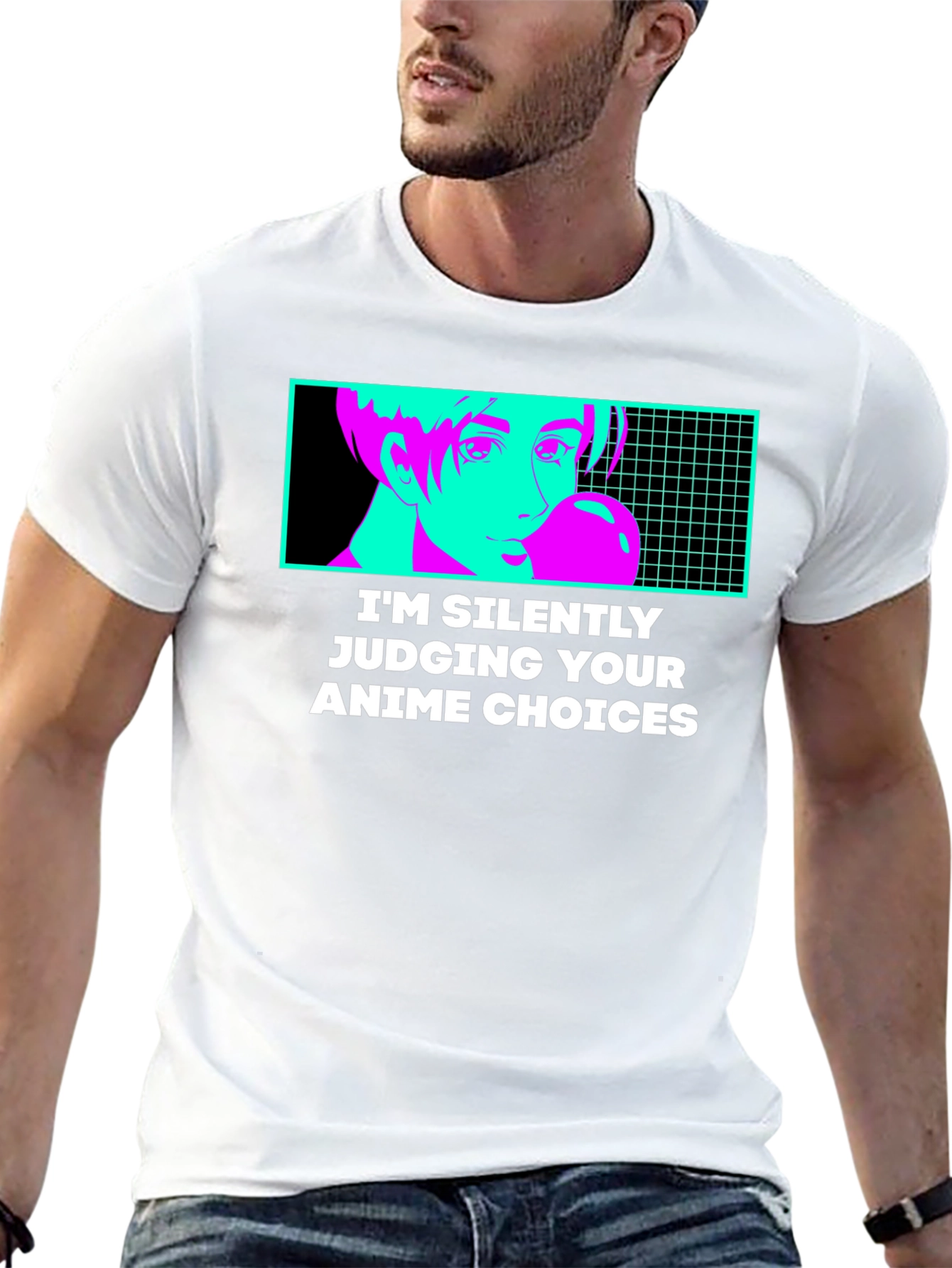 Anime Choices Graphic Tee - Humor T-Shirt