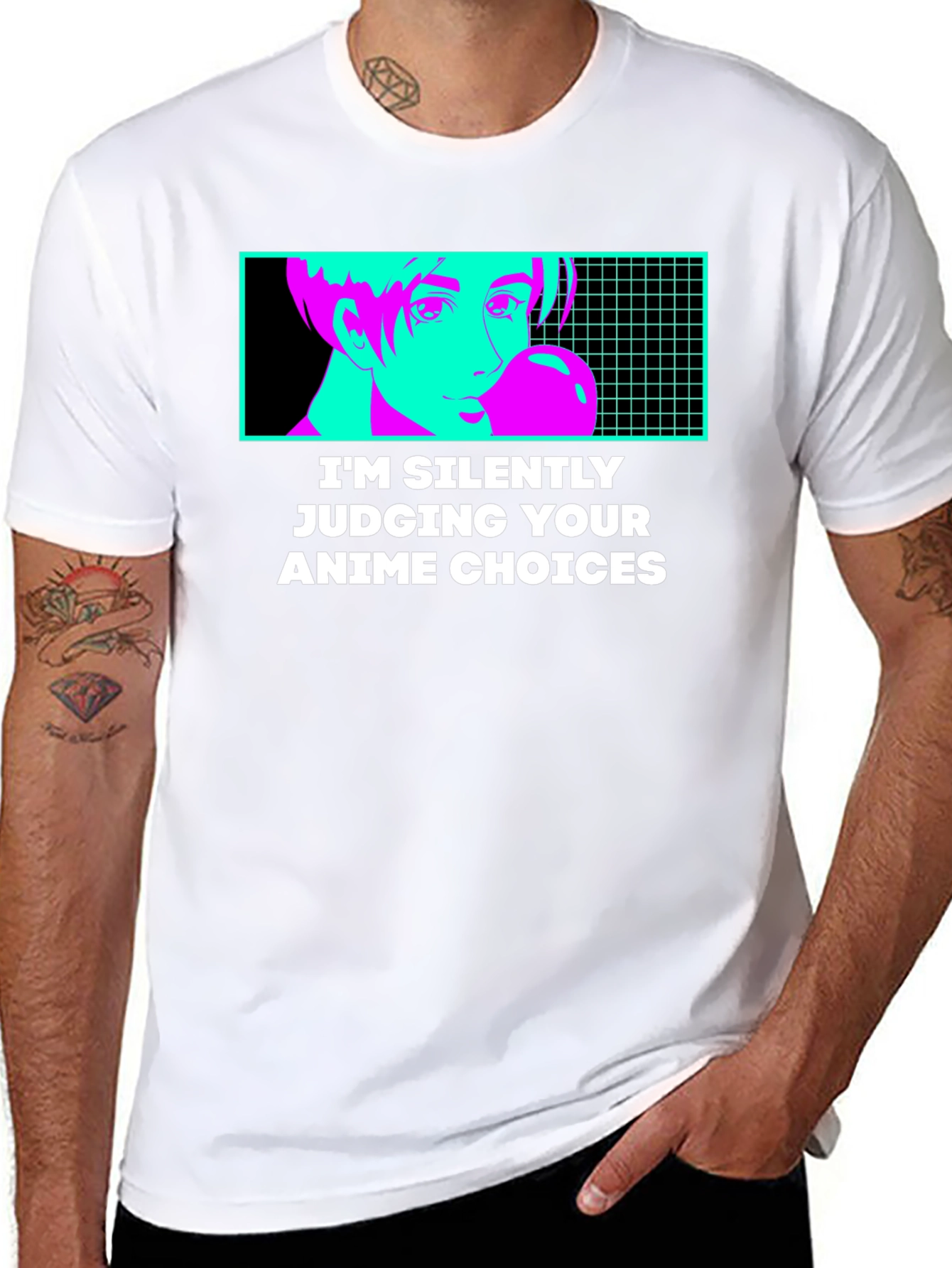 Anime Choices Graphic Tee - Humor T-Shirt