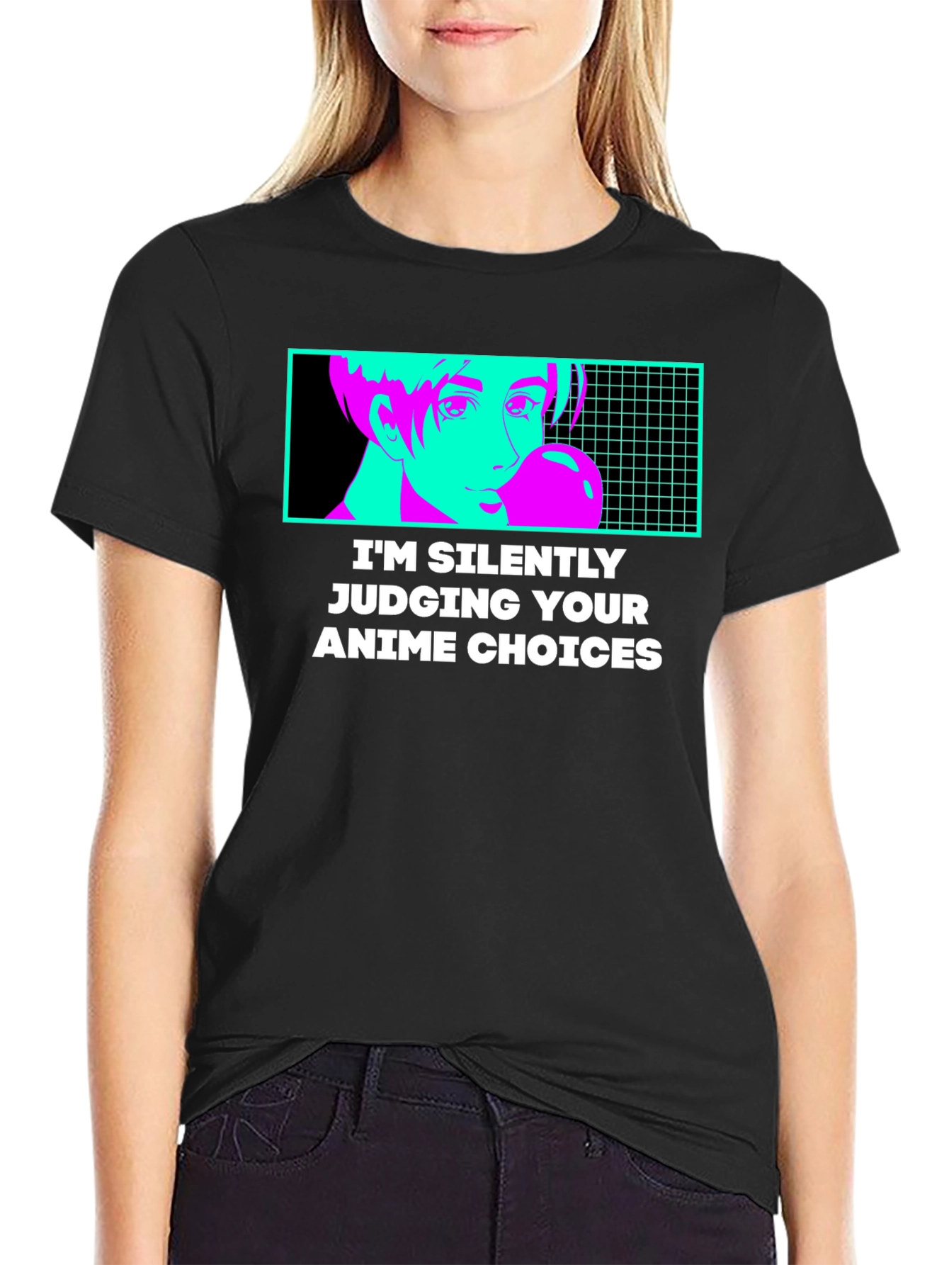 Anime Choices Graphic Tee - Humor T-Shirt