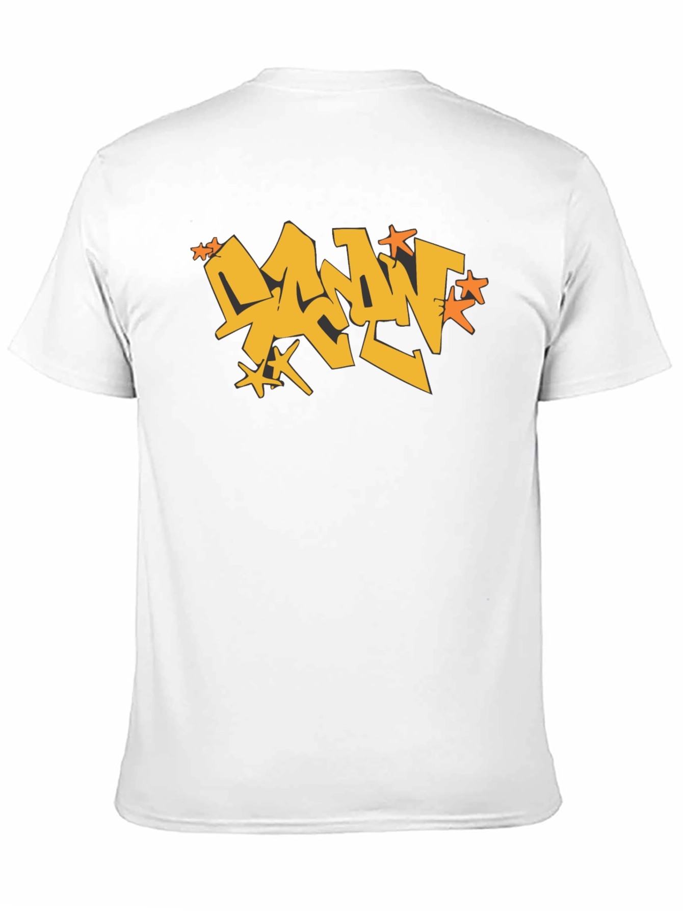 Urban Graffiti Style Black Tee