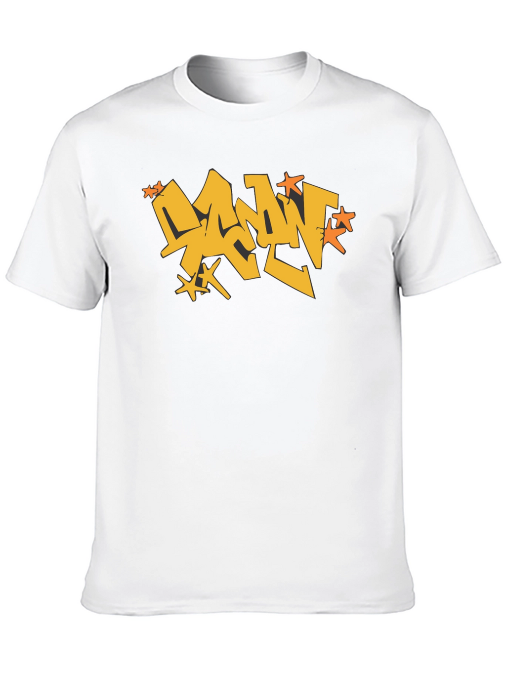 Urban Graffiti Style Black Tee