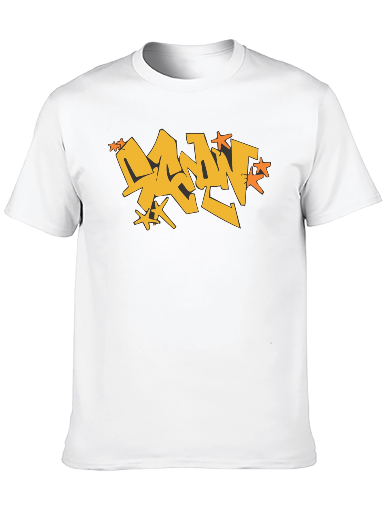 Urban Graffiti Style Black Tee