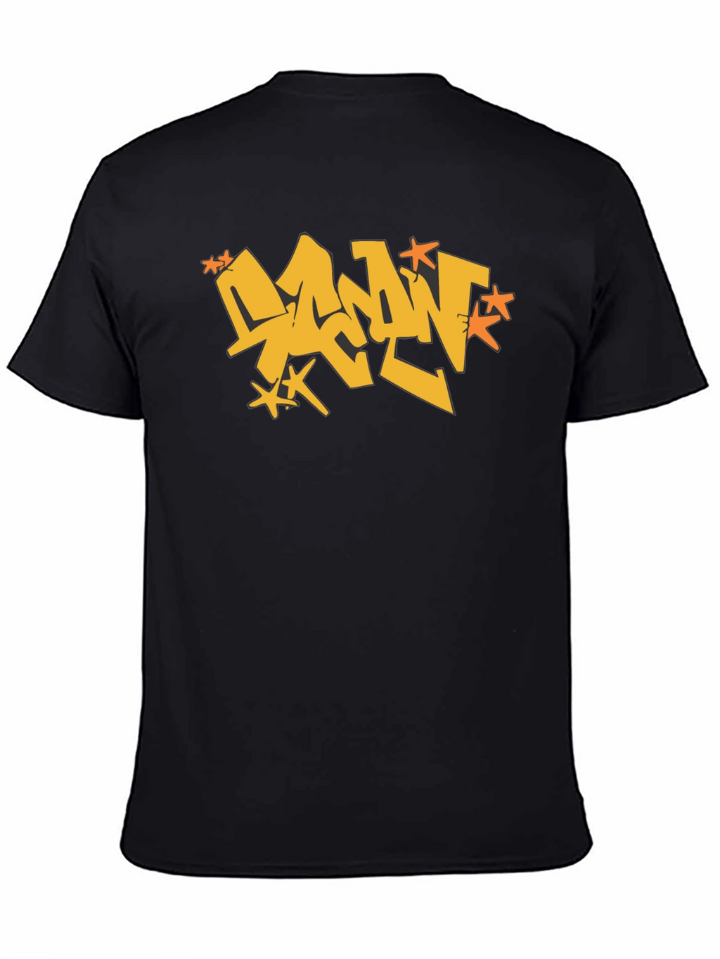 Urban Graffiti Style Black Tee