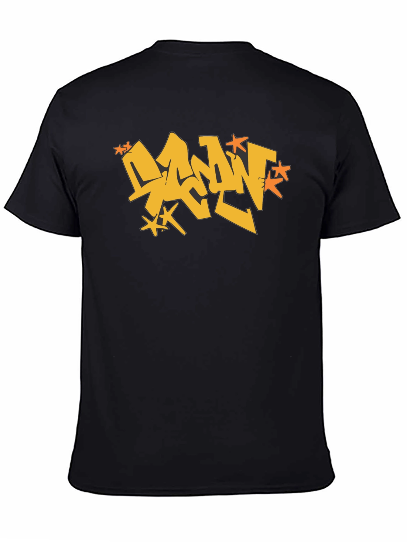 Urban Graffiti Style Black Tee