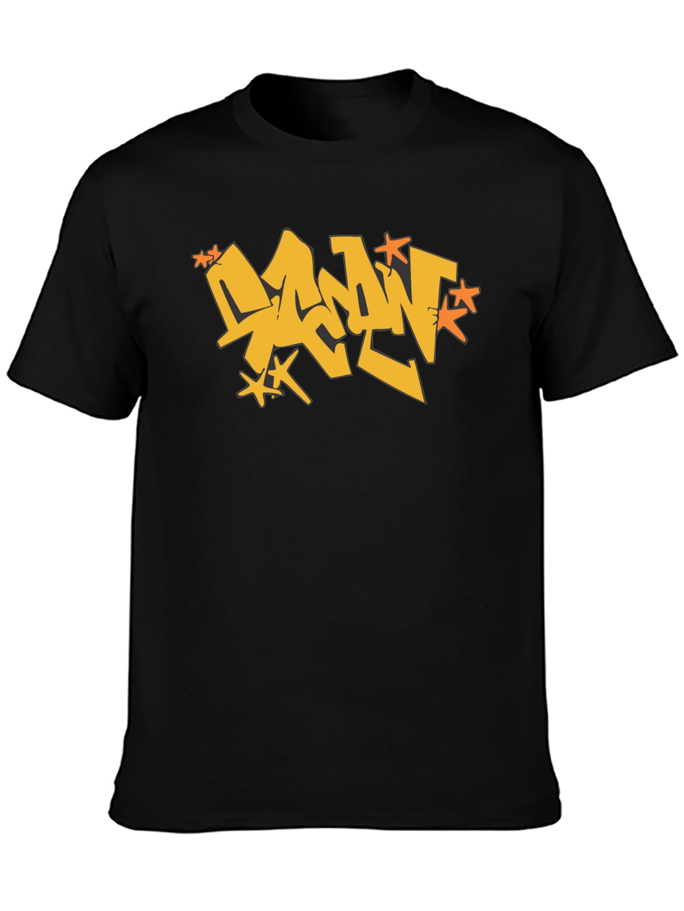 Urban Graffiti Style Black Tee