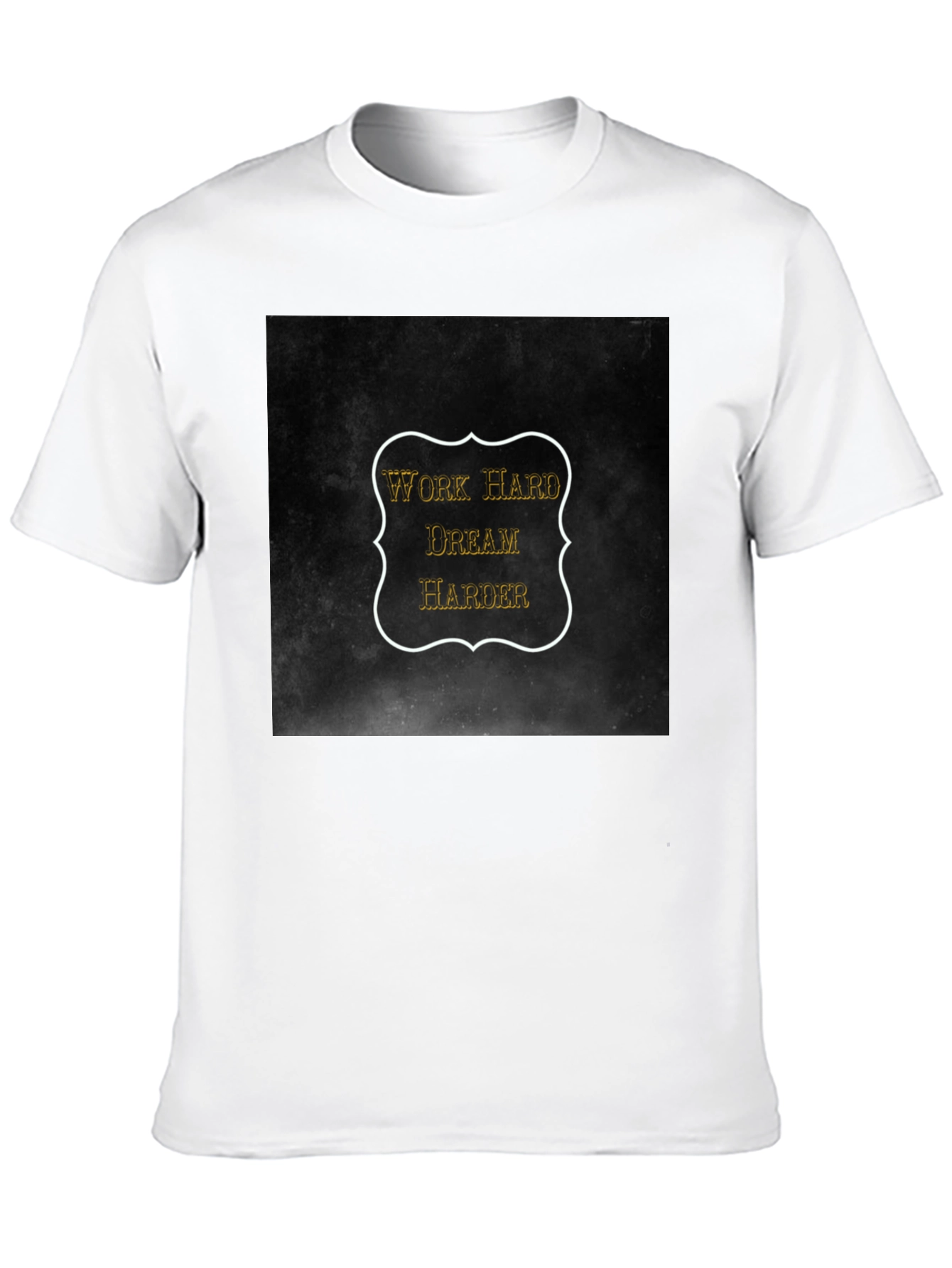 Work Hard Dream Harder Black T-Shirt