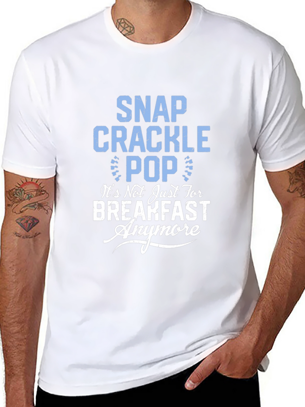 Snap Crackle Pop Funny Graphic Tee