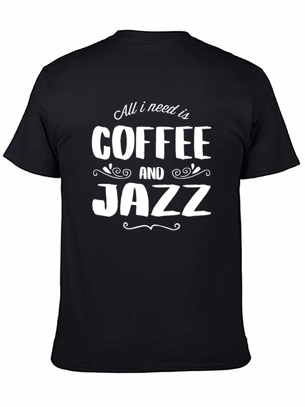 Coffee and Jazz Graphic T-Shirt