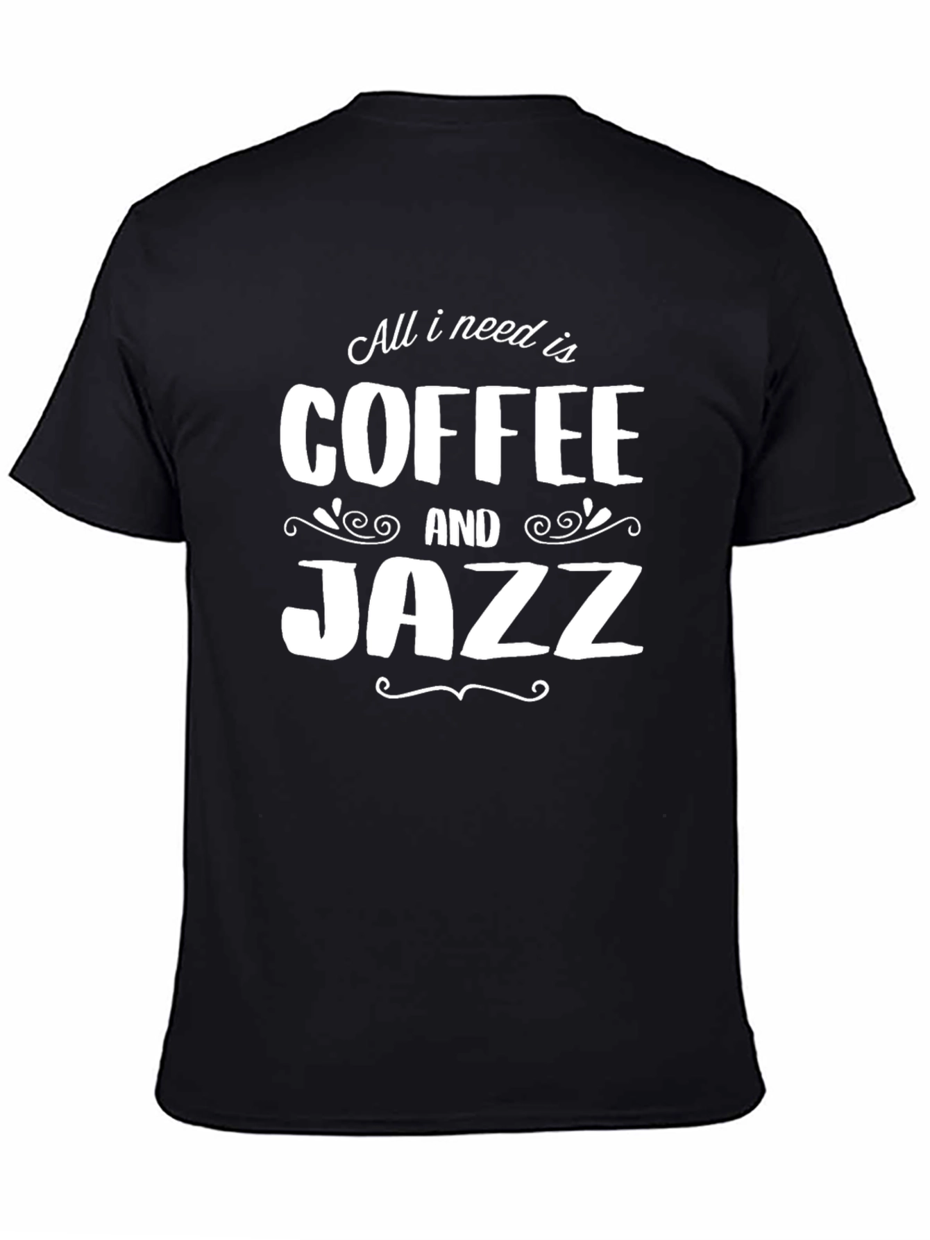 Coffee and Jazz Graphic T-Shirt