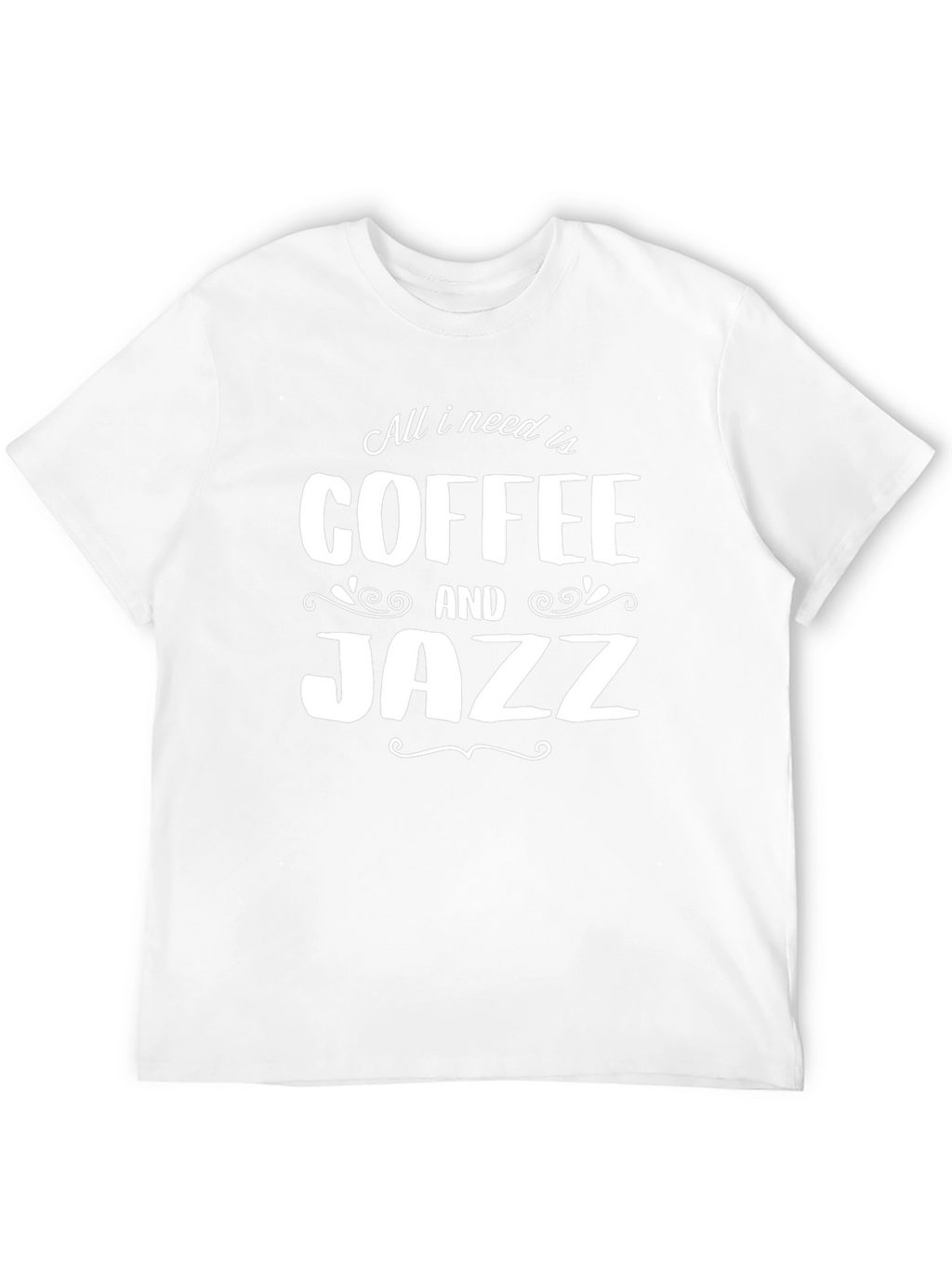 Coffee and Jazz Graphic T-Shirt
