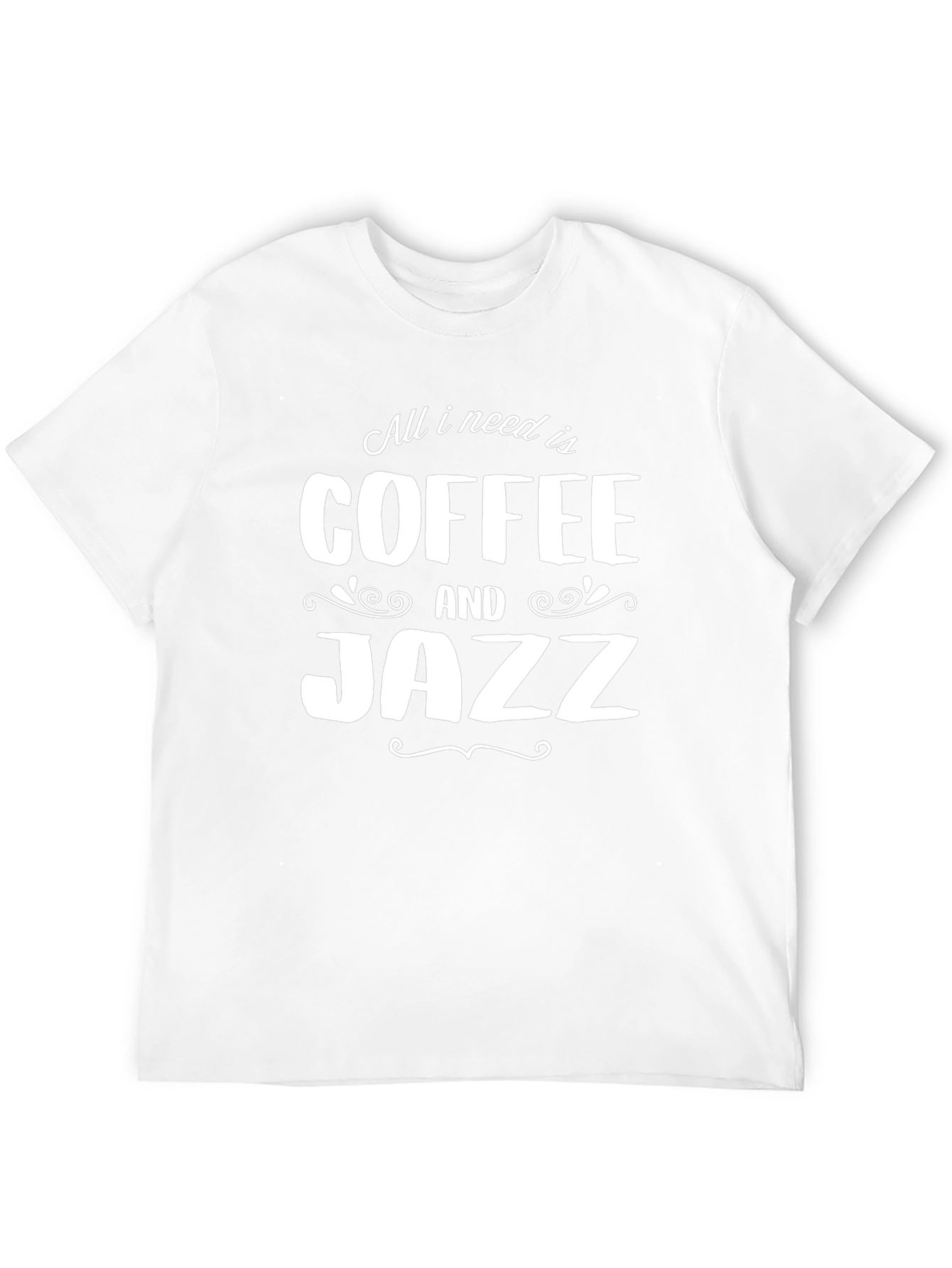 Coffee and Jazz Graphic T-Shirt
