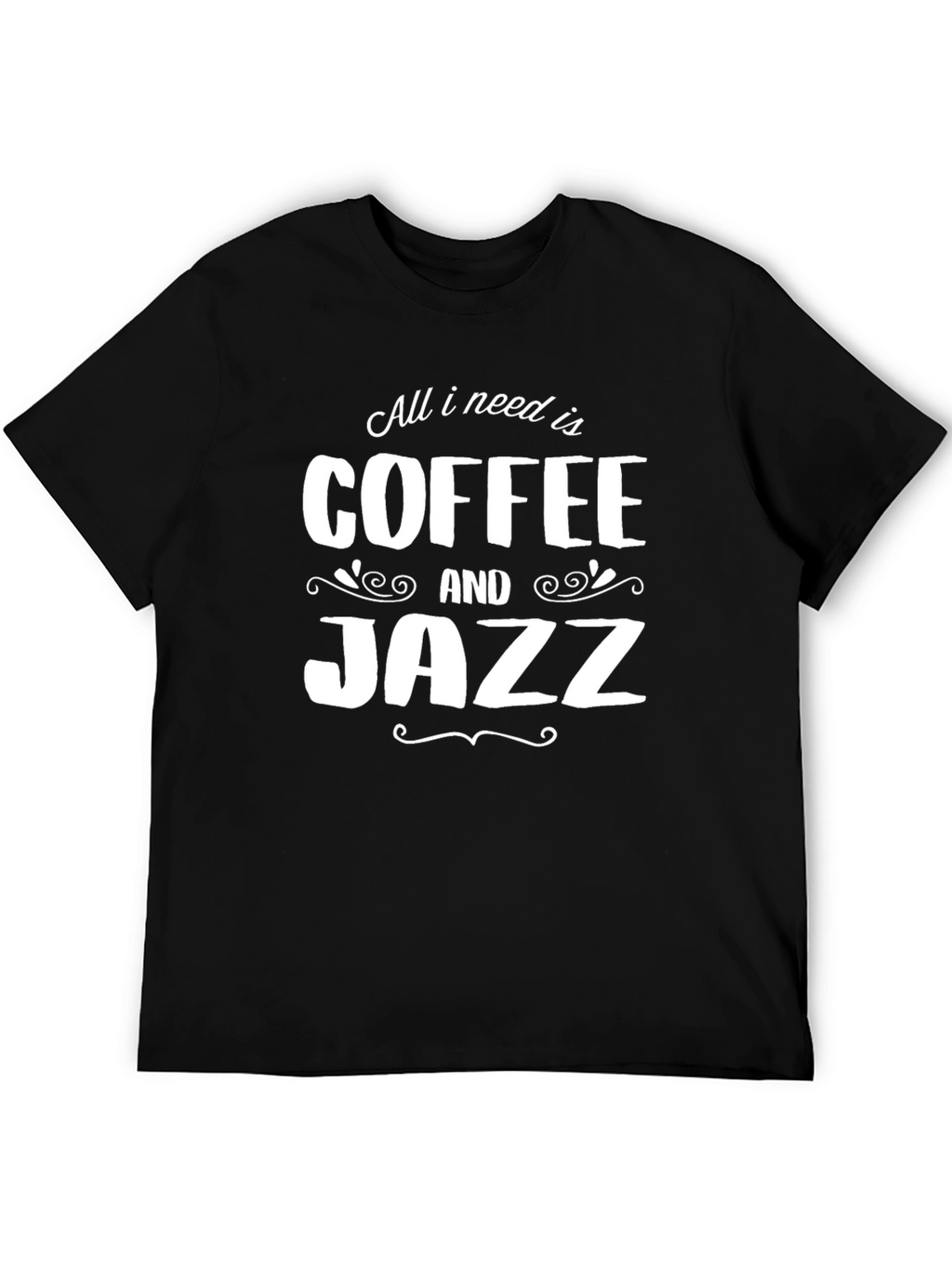 Coffee and Jazz Graphic T-Shirt