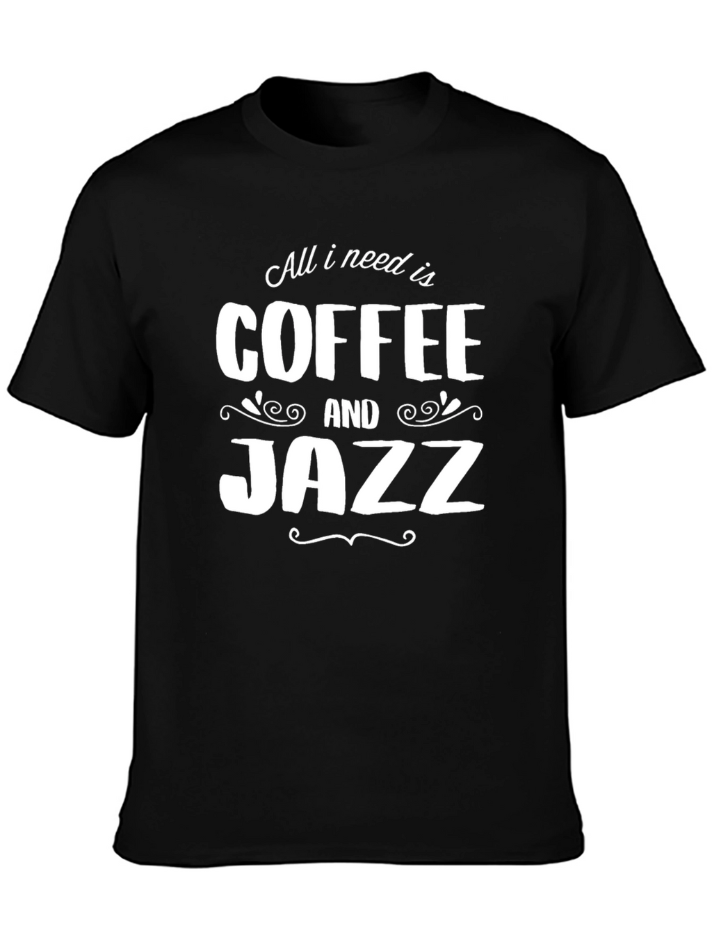 Coffee and Jazz Graphic T-Shirt