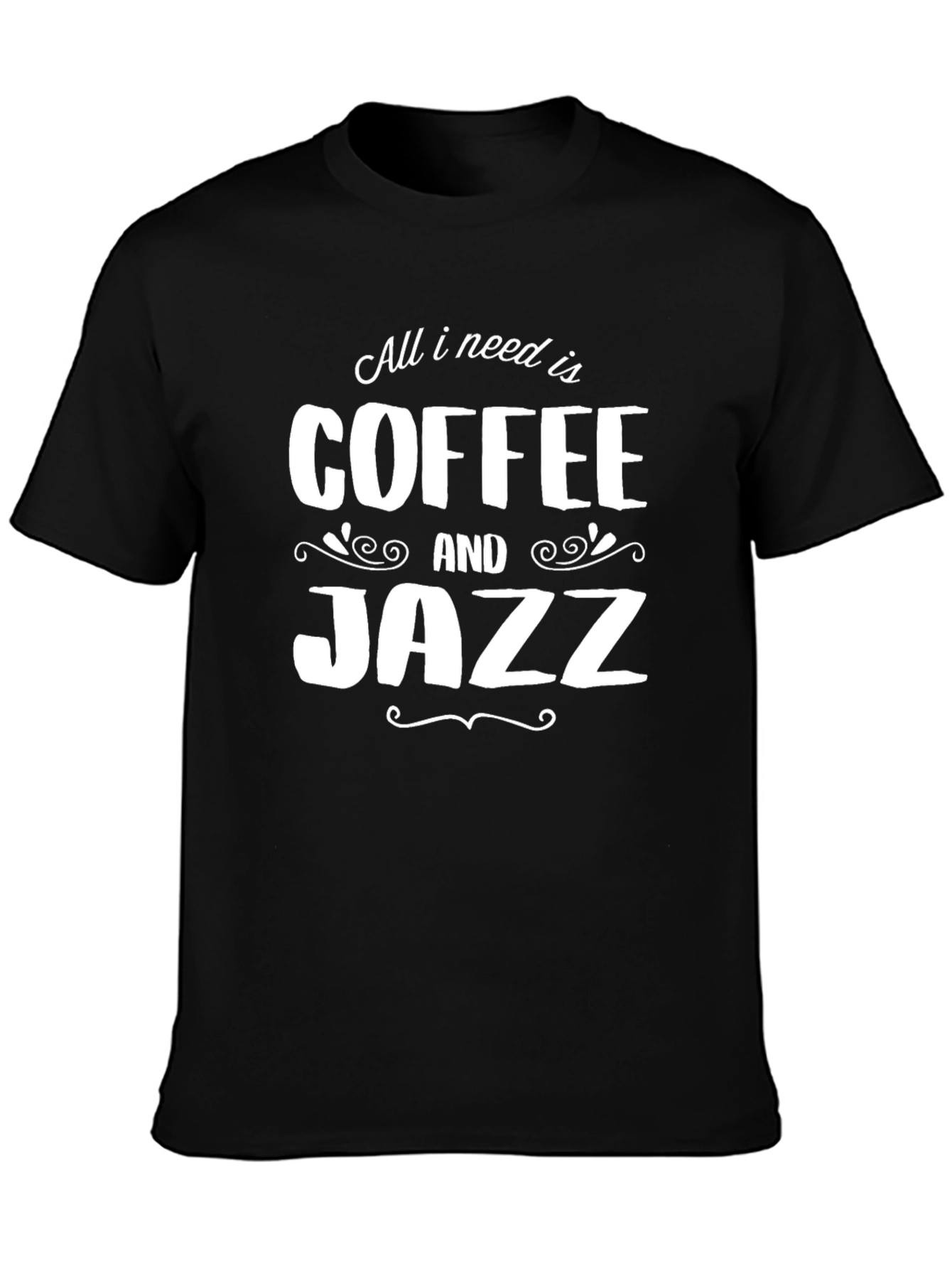 Coffee and Jazz Graphic T-Shirt