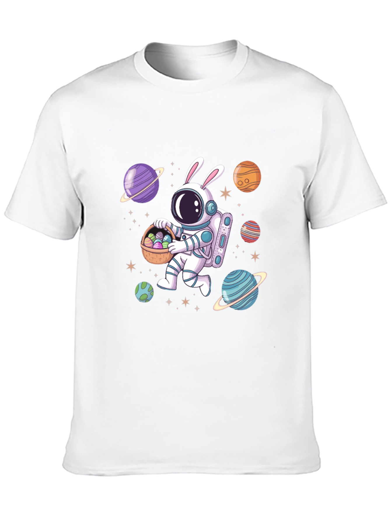 Astronaut Easter Bunny T-Shirt - Space Holiday Tee