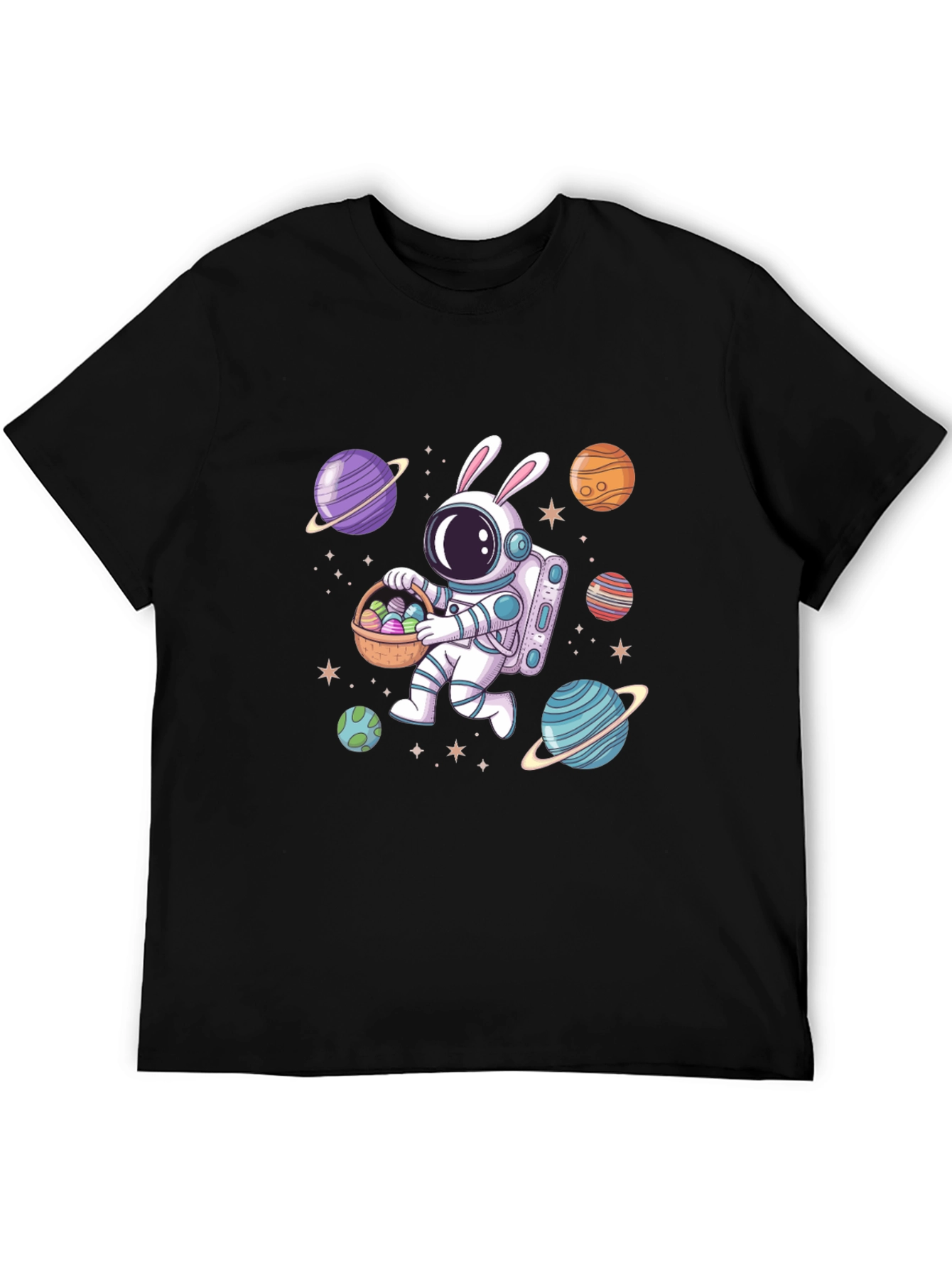 Astronaut Easter Bunny T-Shirt - Space Holiday Tee
