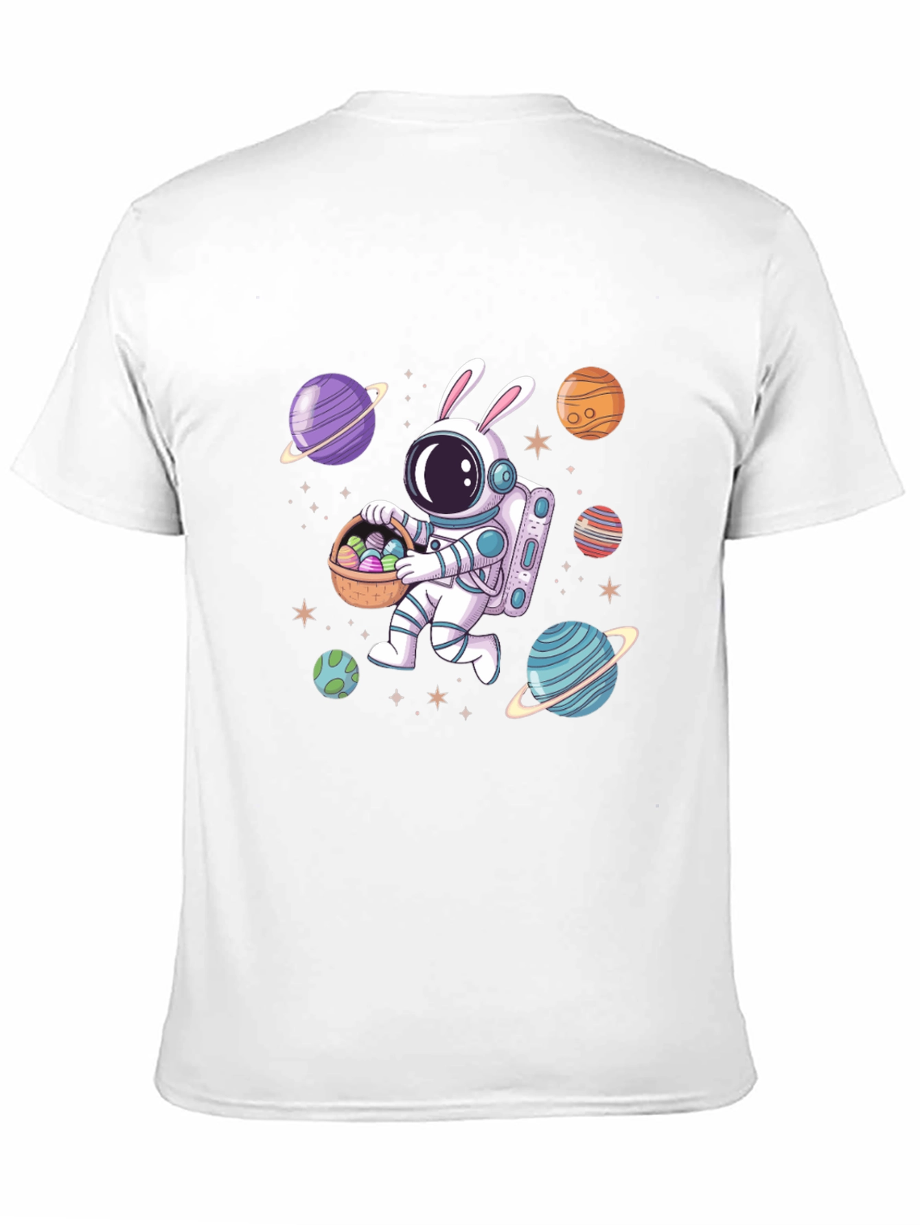 Astronaut Easter Bunny T-Shirt - Space Holiday Tee