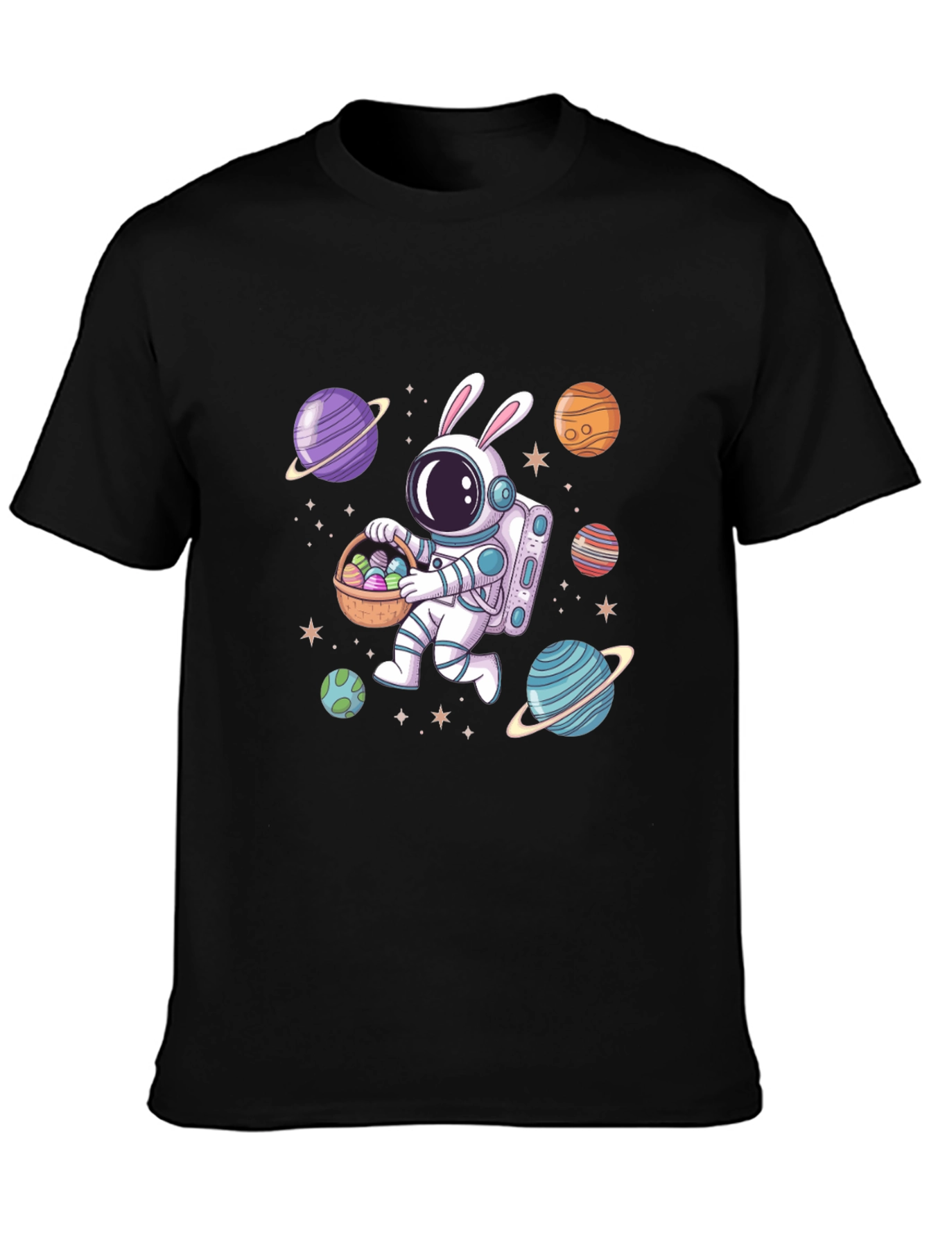 Astronaut Easter Bunny T-Shirt - Space Holiday Tee