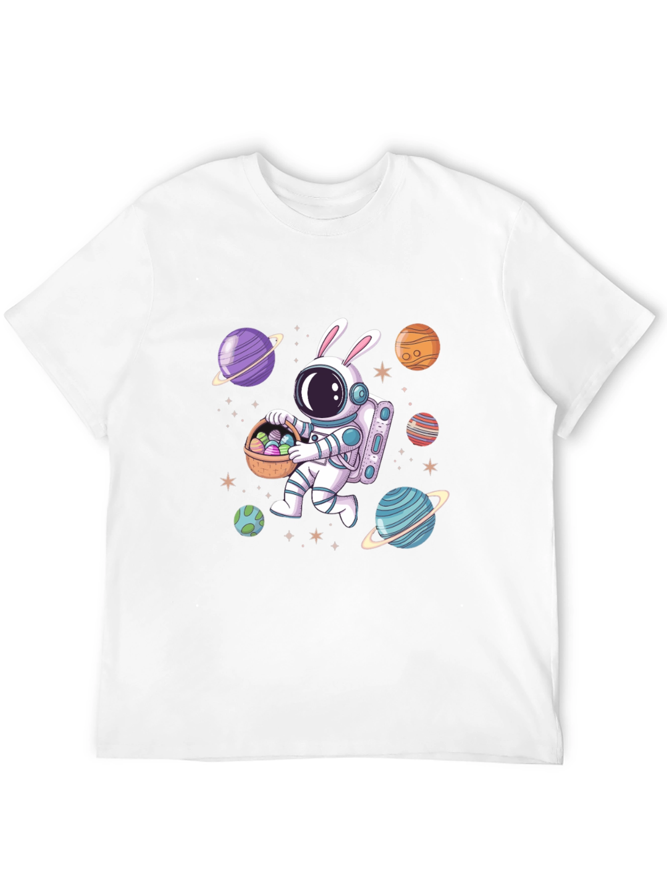 Astronaut Easter Bunny T-Shirt - Space Holiday Tee