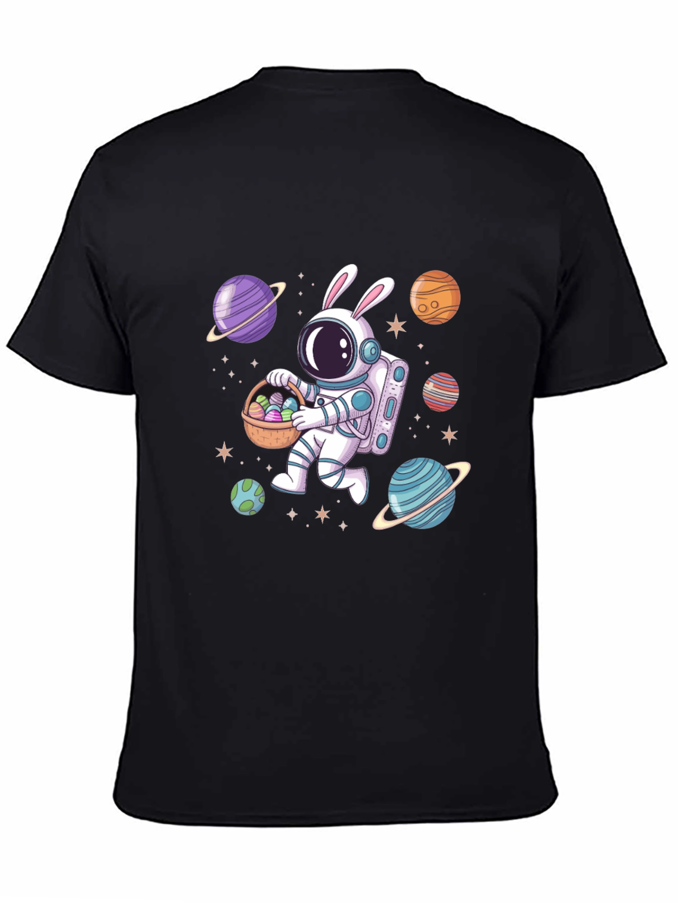 Astronaut Easter Bunny T-Shirt - Space Holiday Tee