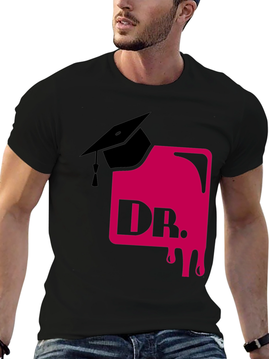 Dr. Drip Graphic Tee - Black