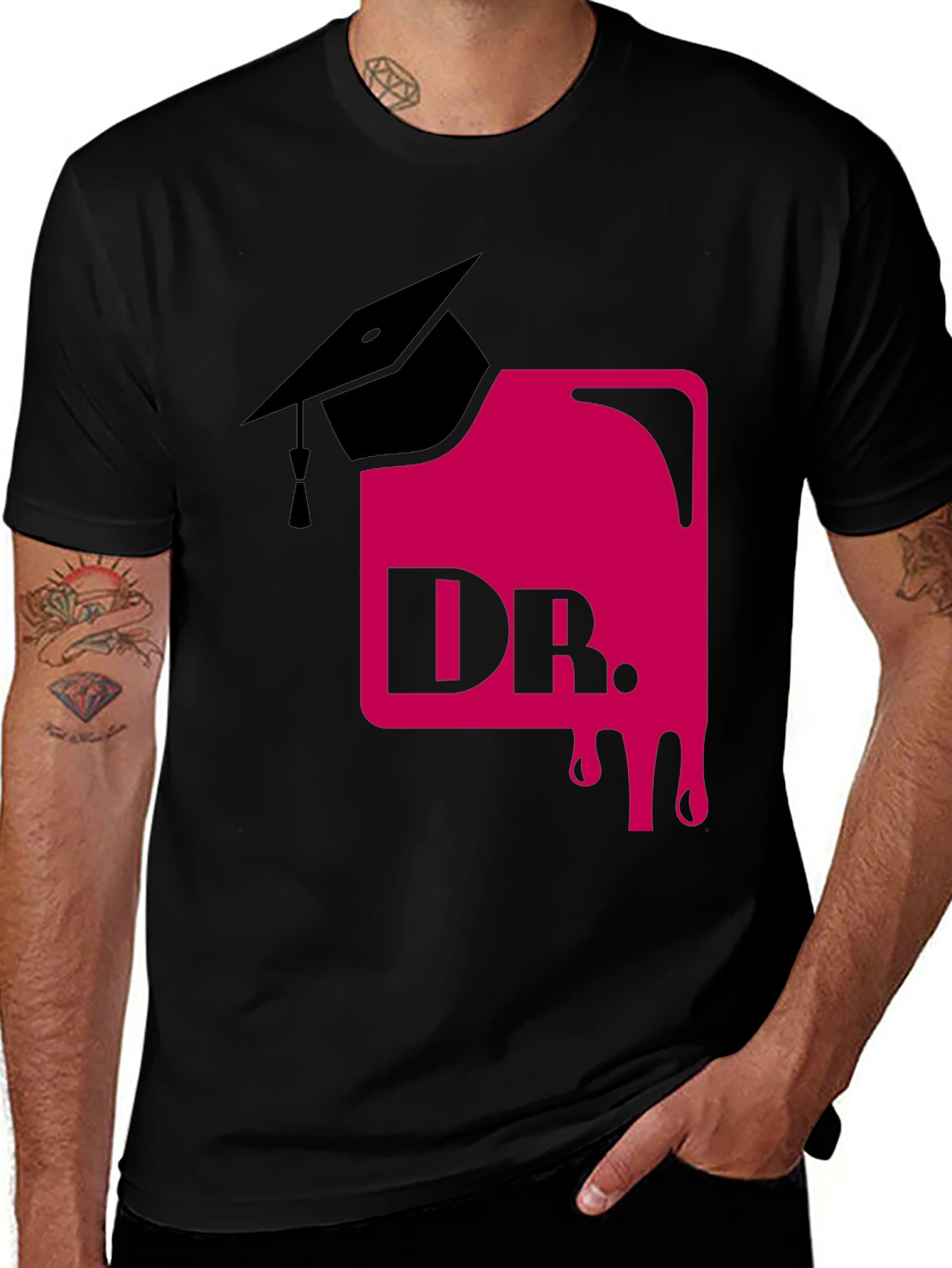 Dr. Drip Graphic Tee - Black