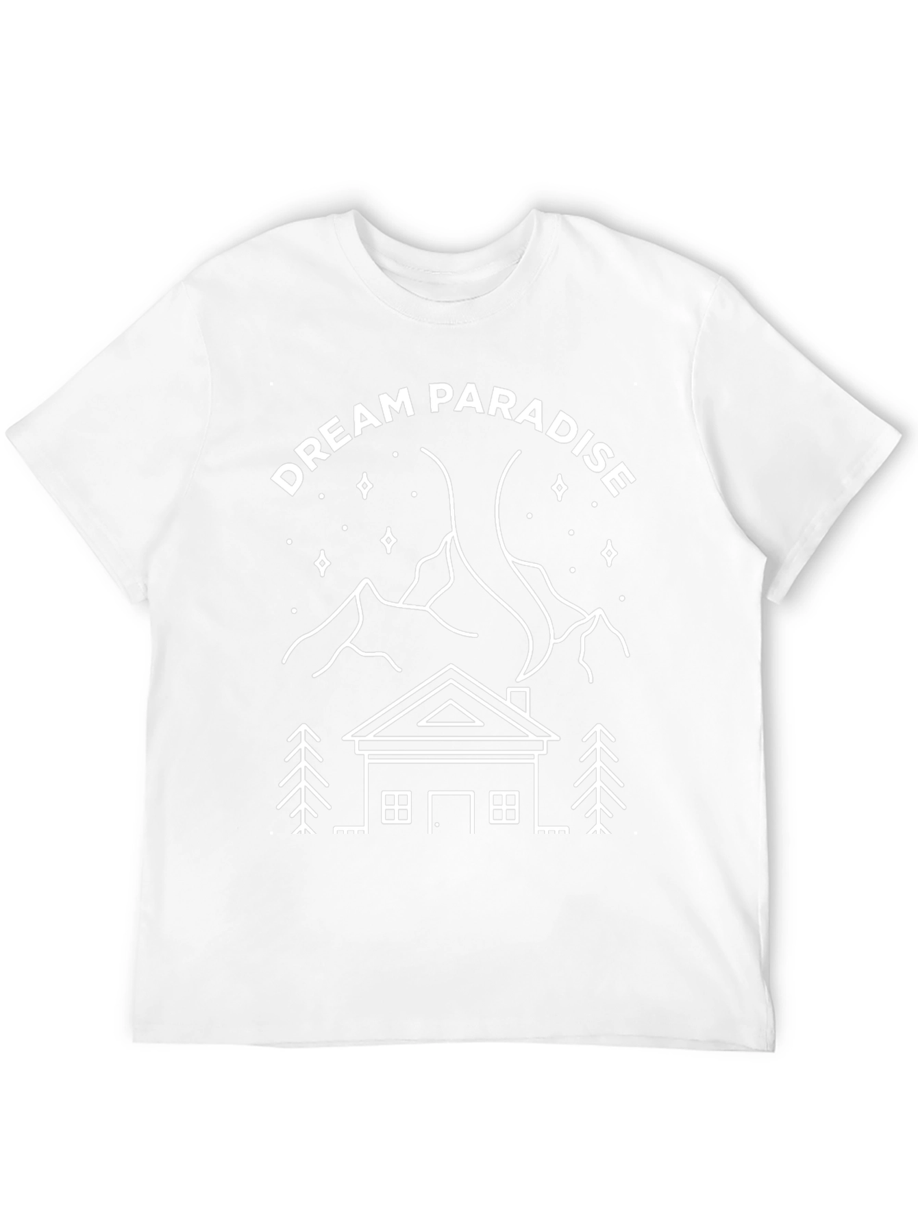 Dream Paradise Graphic Tee - Mountain Cabin Design