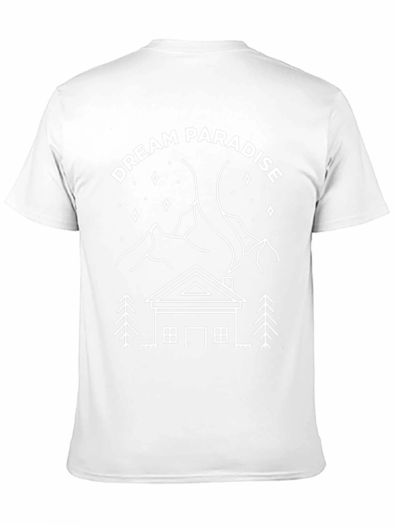 Dream Paradise Graphic Tee - Mountain Cabin Design