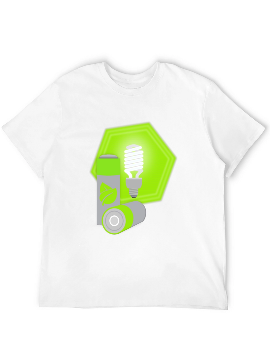 Eco-Friendly T-Shirt with Green Energy Design