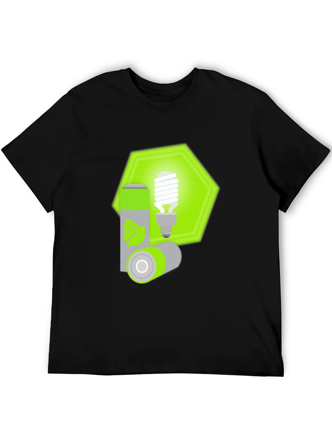 Eco-Friendly T-Shirt with Green Energy Design