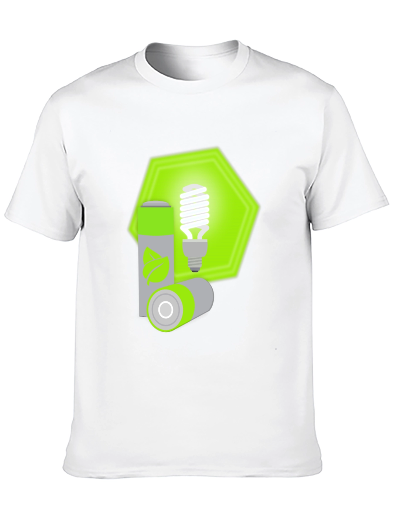 Eco-Friendly T-Shirt with Green Energy Design