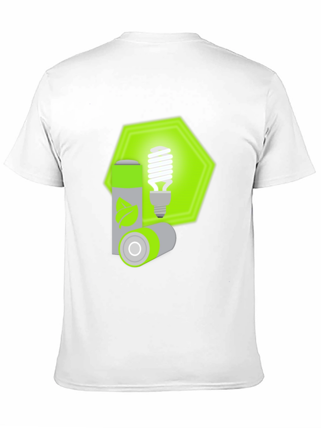 Eco-Friendly T-Shirt with Green Energy Design