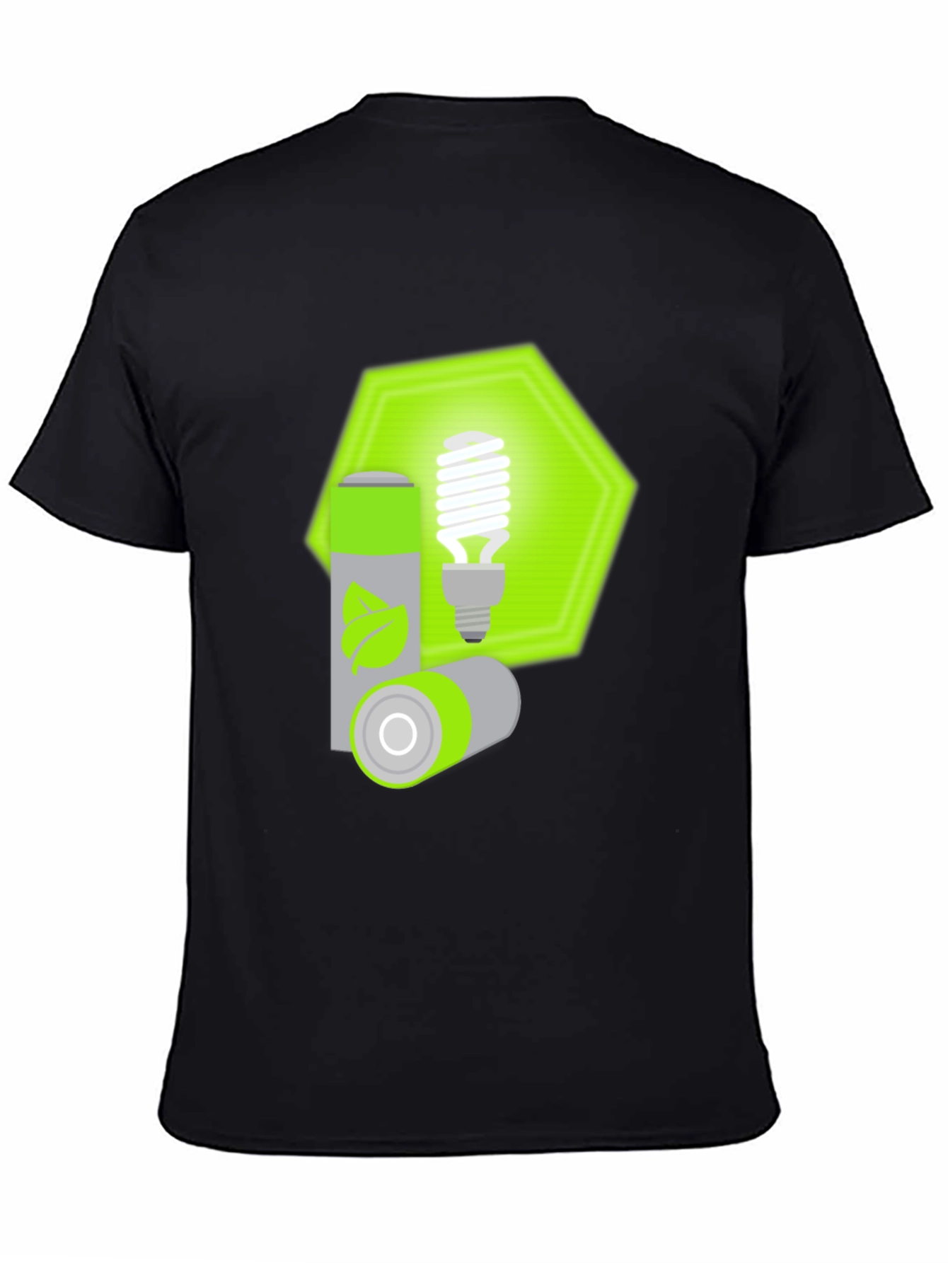 Eco-Friendly T-Shirt with Green Energy Design