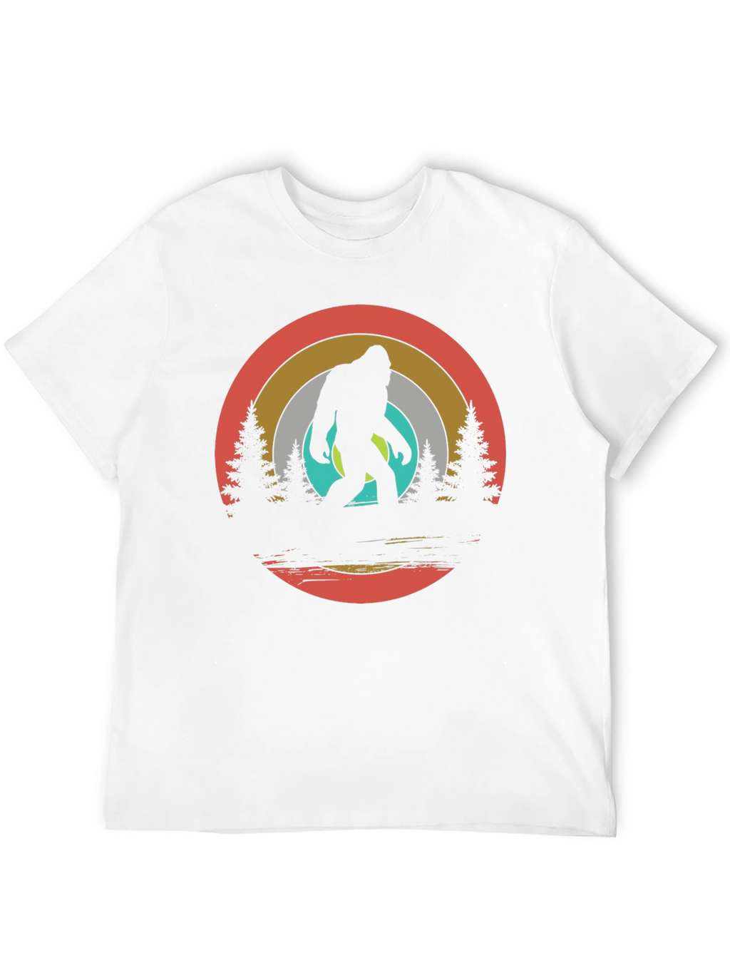 Bigfoot Retro Graphic T-Shirt - Black