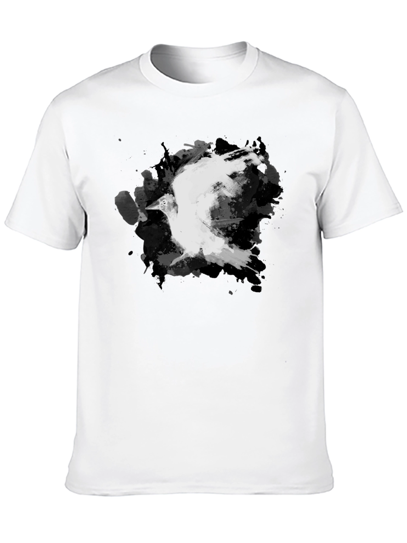 Abstract Raven Black T-Shirt