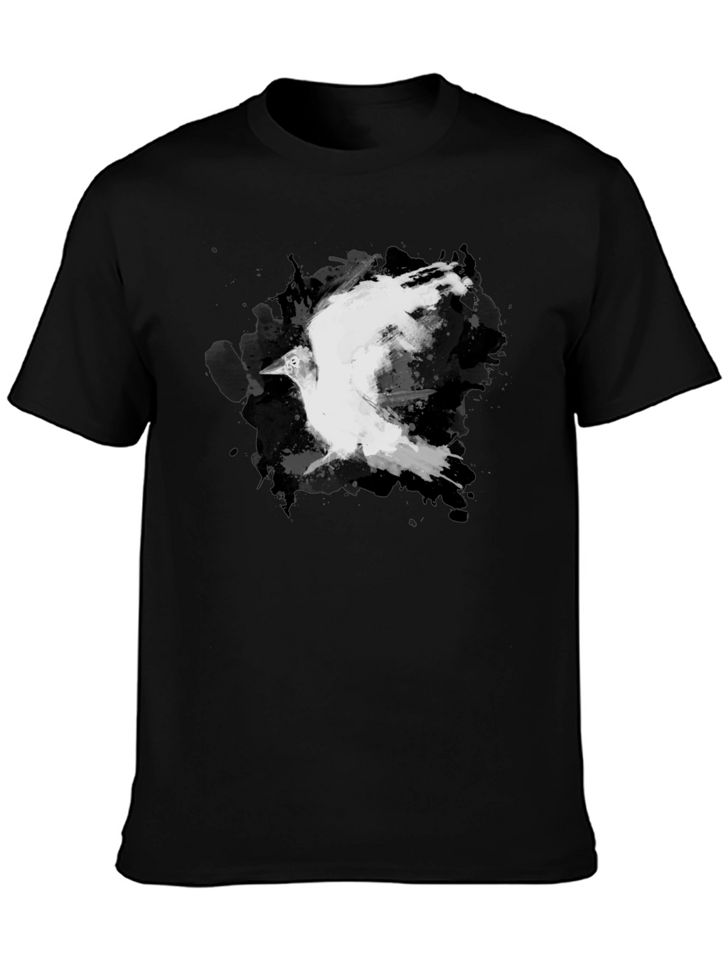 Abstract Raven Black T-Shirt
